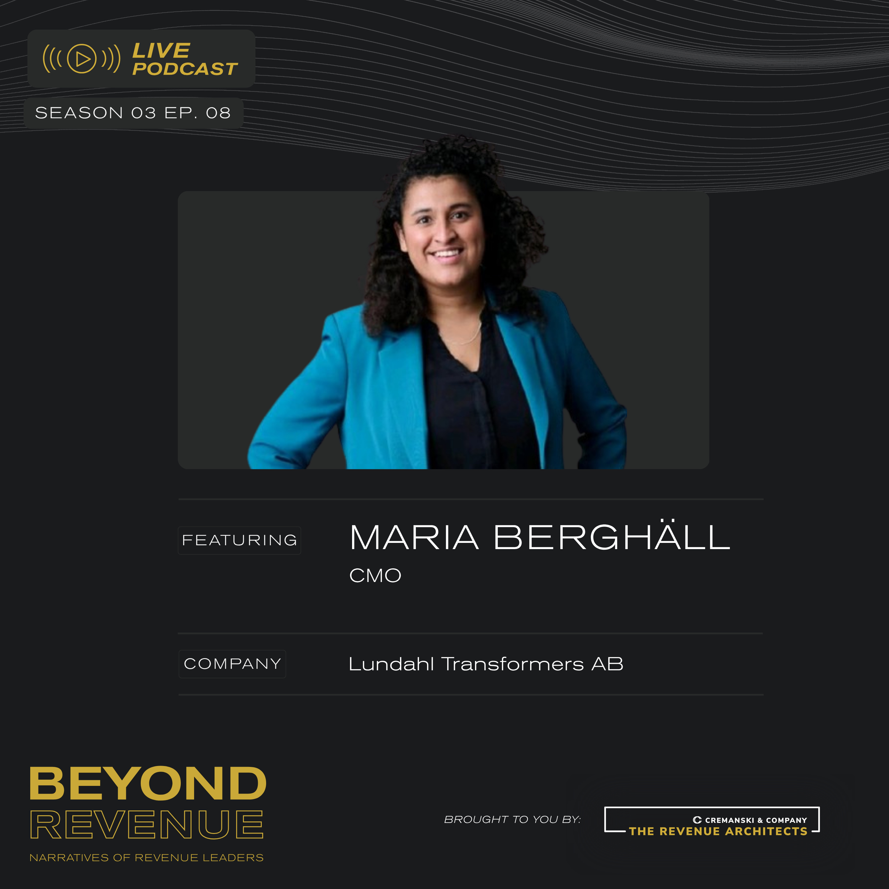 The CMO as a Revenue Leader: Operating Between Strategy and Execution - with Maria Berghäll episode artwork