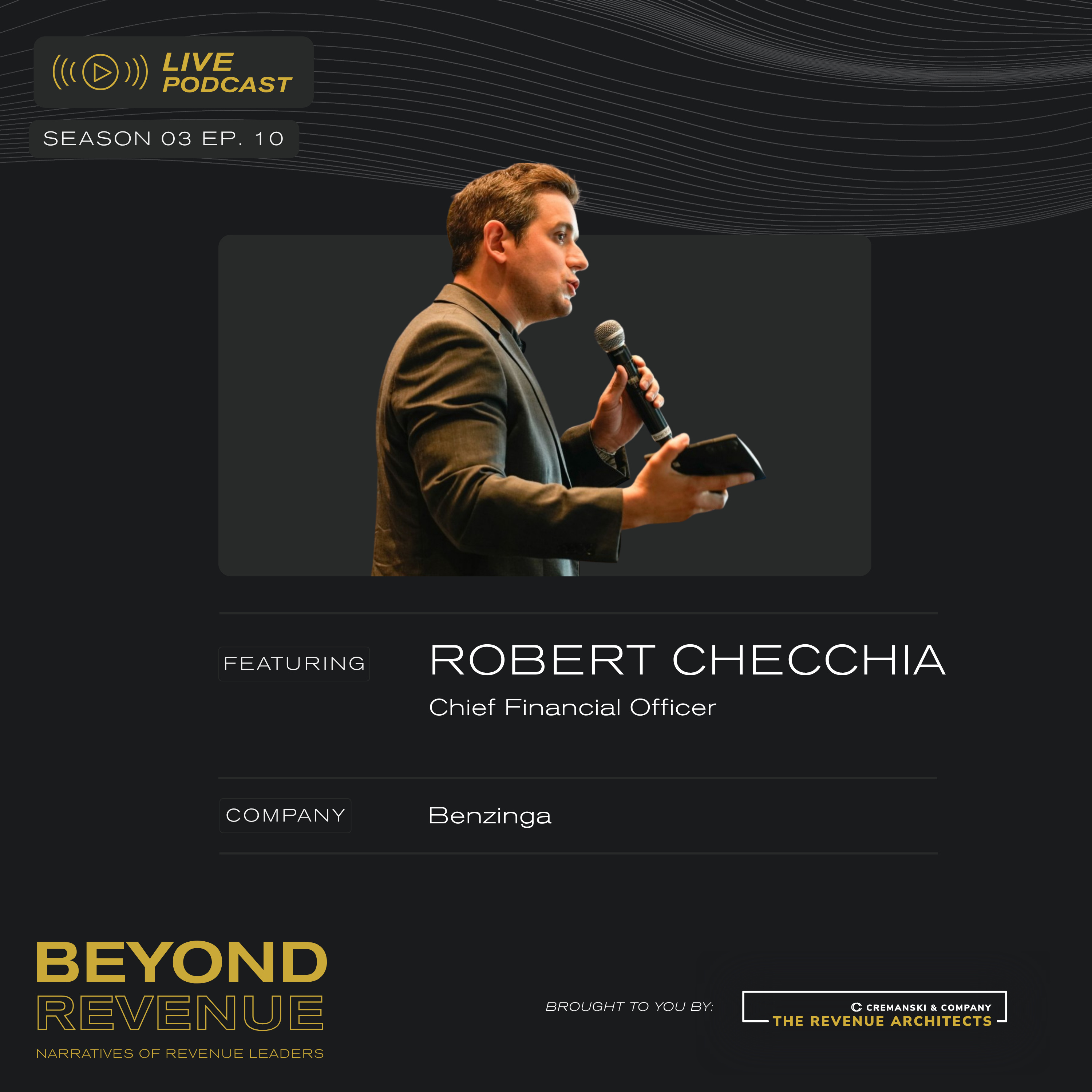From Finance to Growth Engine: How CFOs Drive Revenue Transformation - with Robert Checchia episode artwork