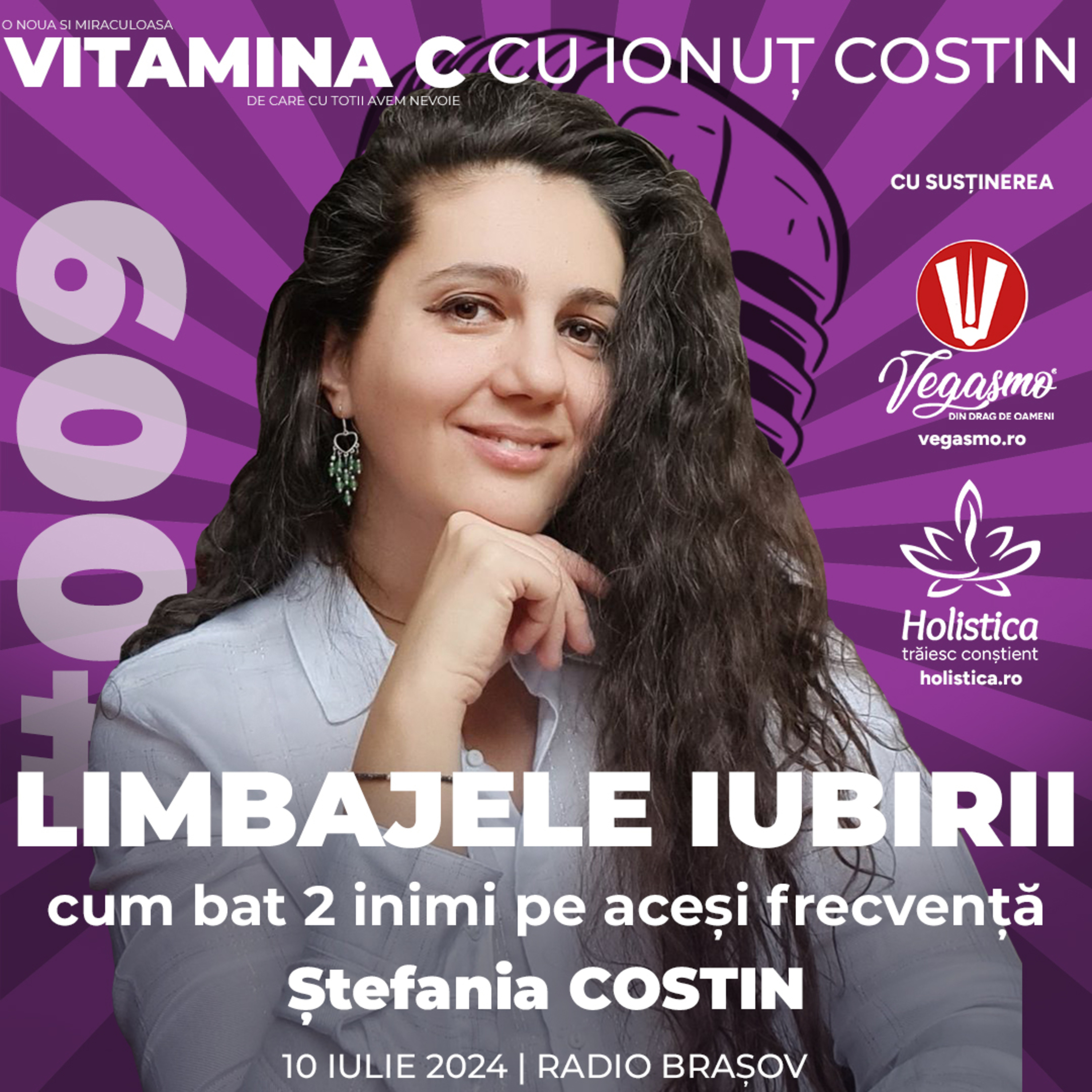 🎙️009 Ștefania COSTIN | Limbajele iubirii – cum bat două inimi pe aceeași frecvență episode artwork