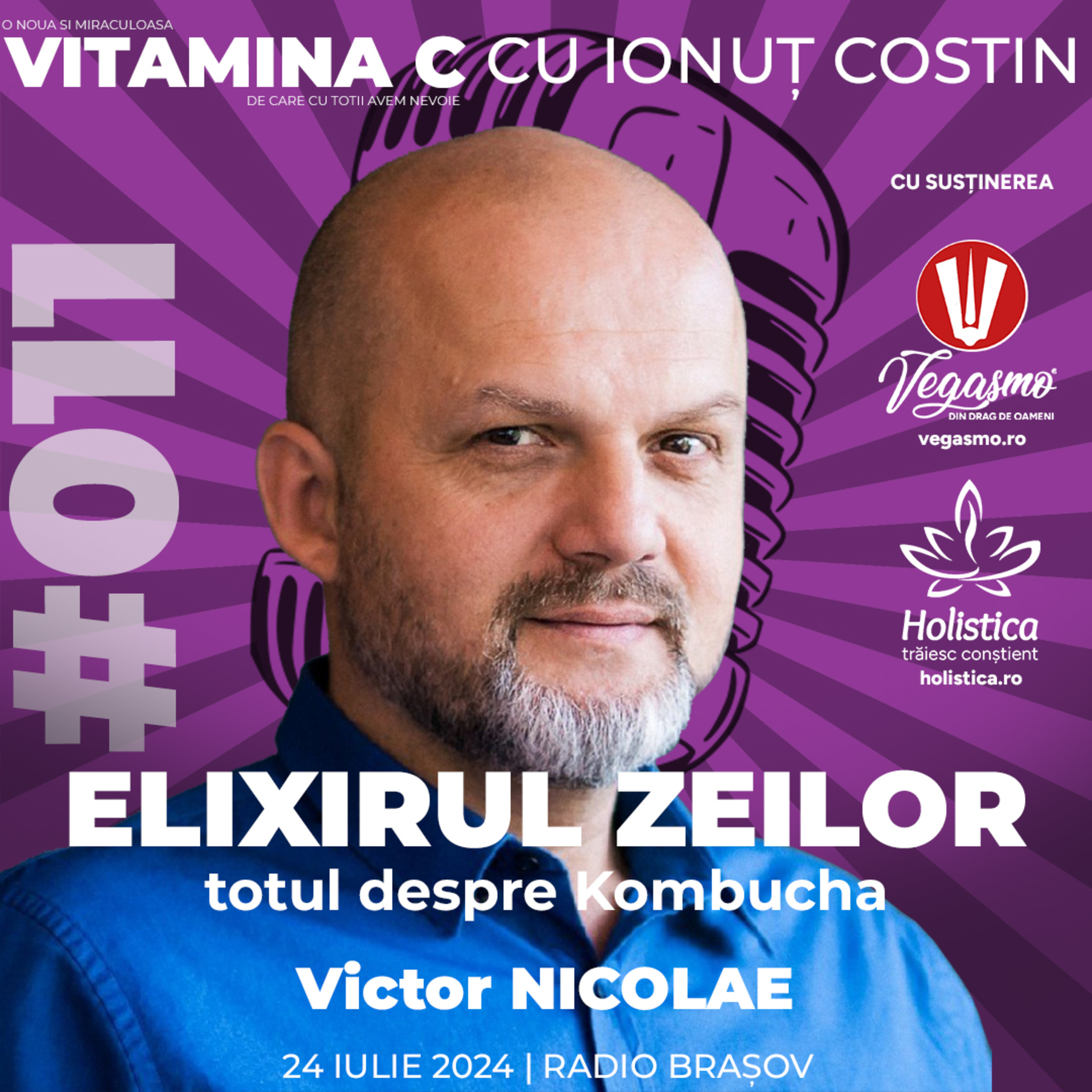 🎙️011 Victor NICOLAE | Elixirul zeilor – totul despre Kombucha episode artwork