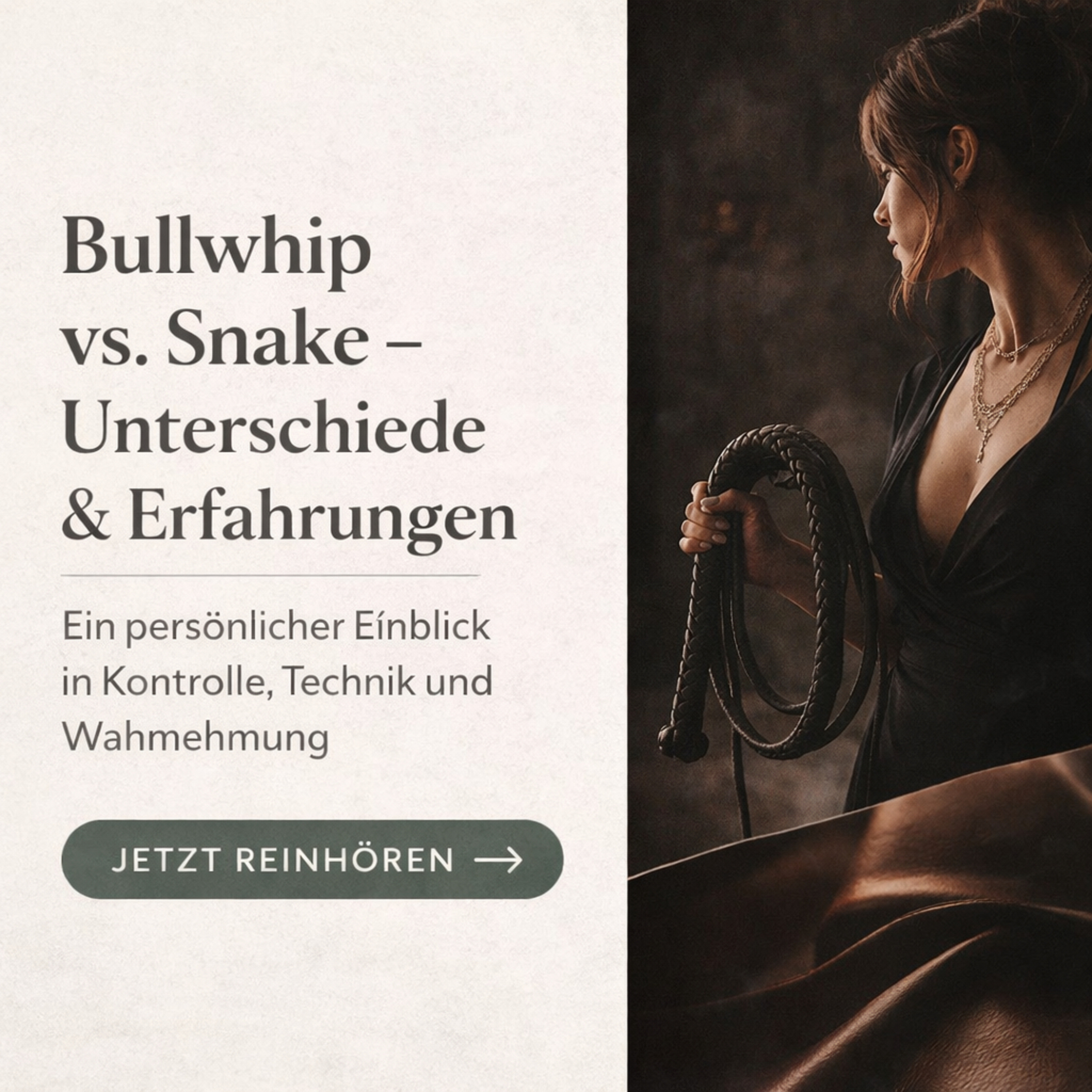Domina erzählt: Bullwhip vs. Snake – Peitschen im BDSM - Heisse Nacht in Cap d‘Agde episode artwork