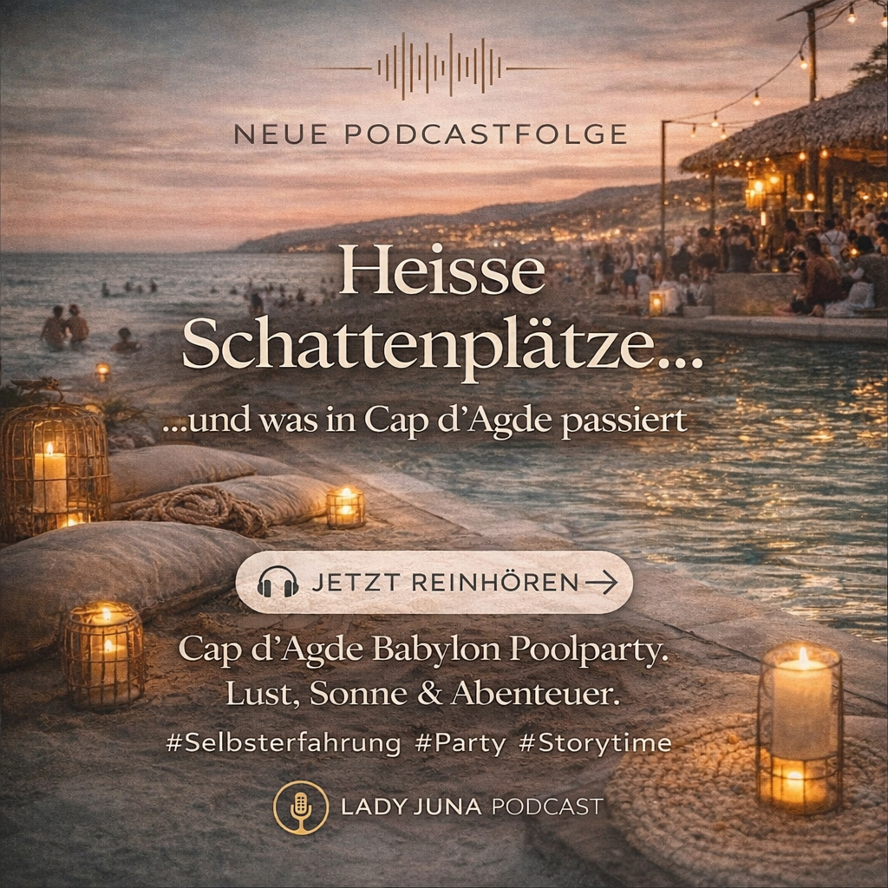 Heisse Schattenplätze an der Cap d’Agde Babylon Poolparty episode artwork