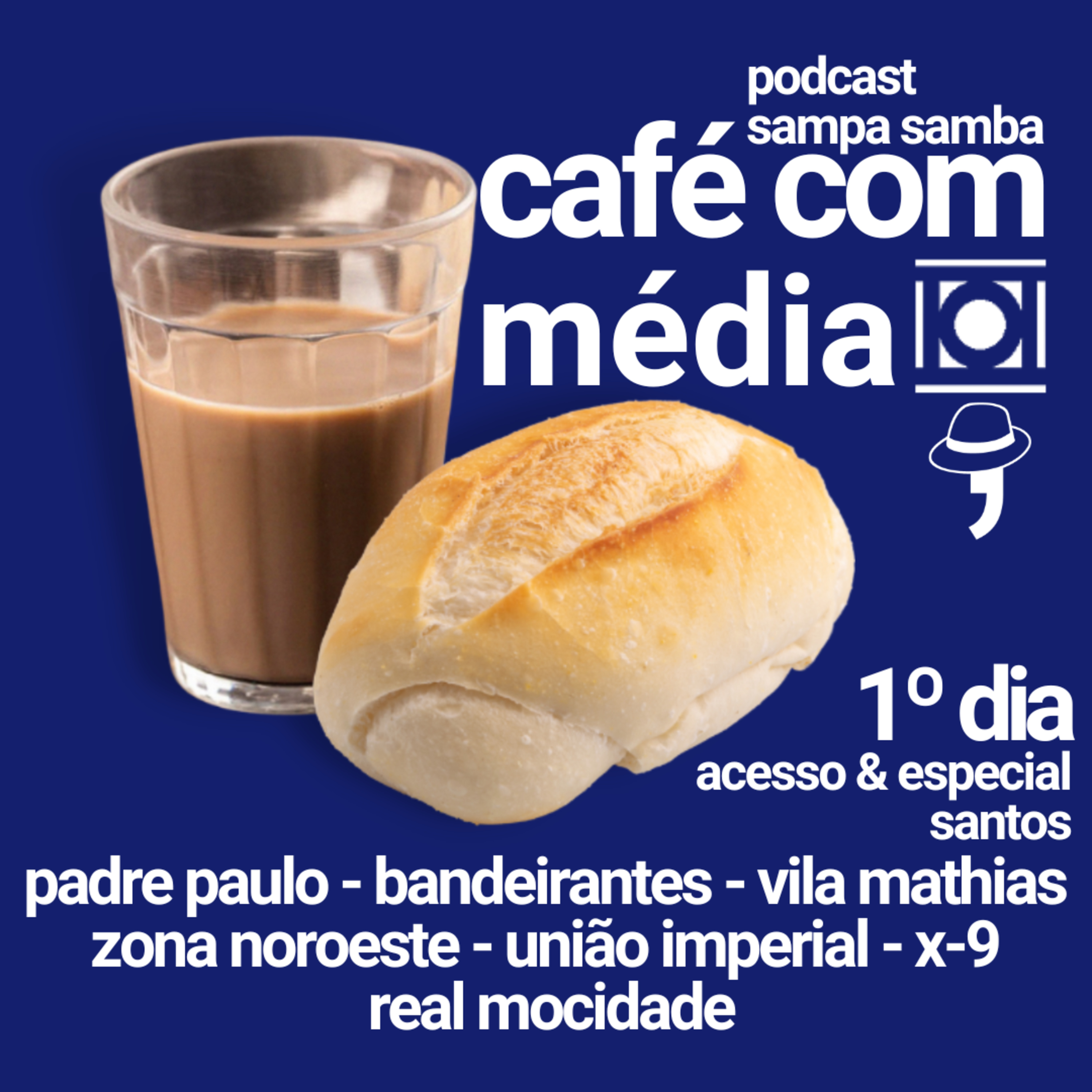 Episódio 141 - Café com Média - 1º dia Carnaval de Santos episode artwork
