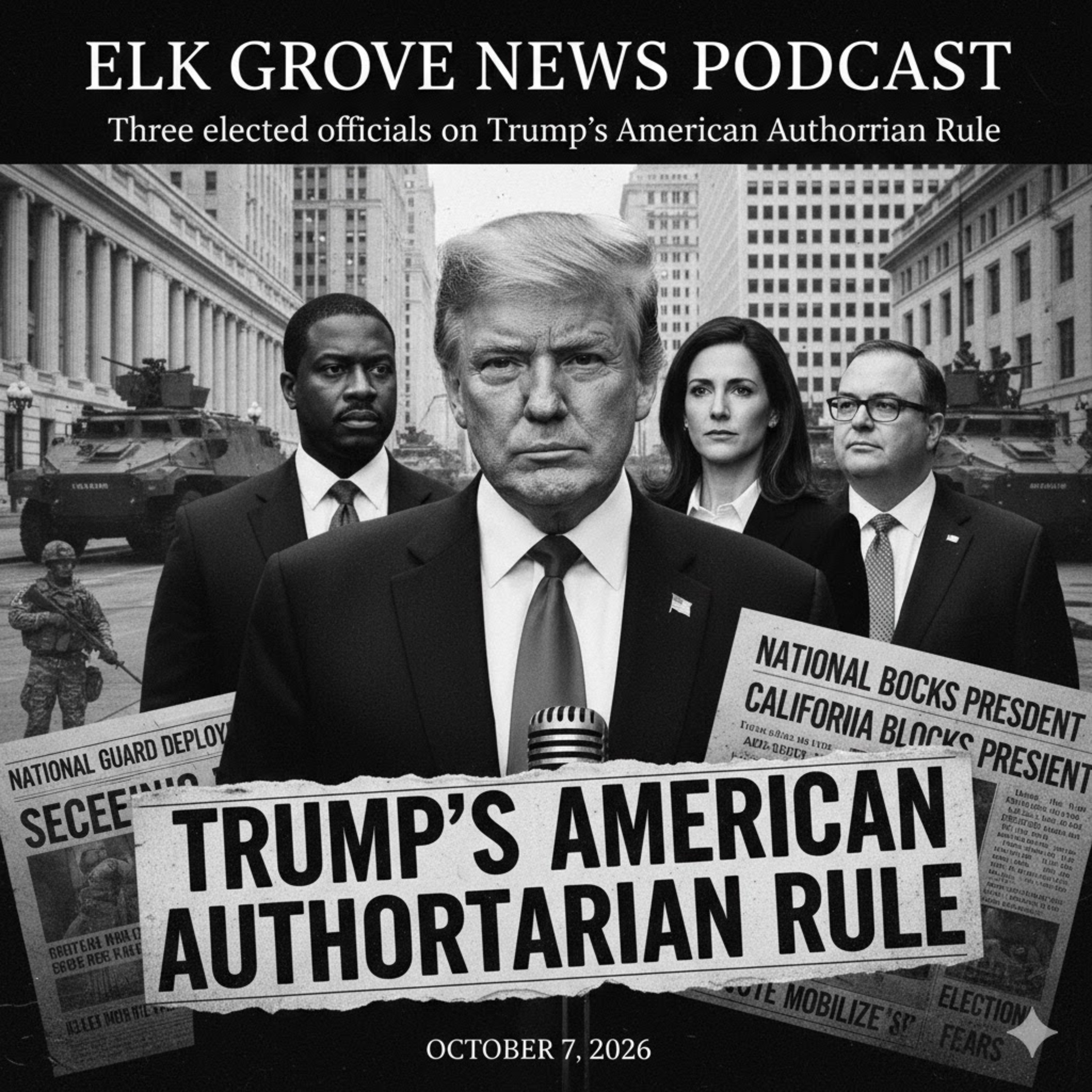 Three elected officials on Trump’s American Authoritarian Rule  episode artwork