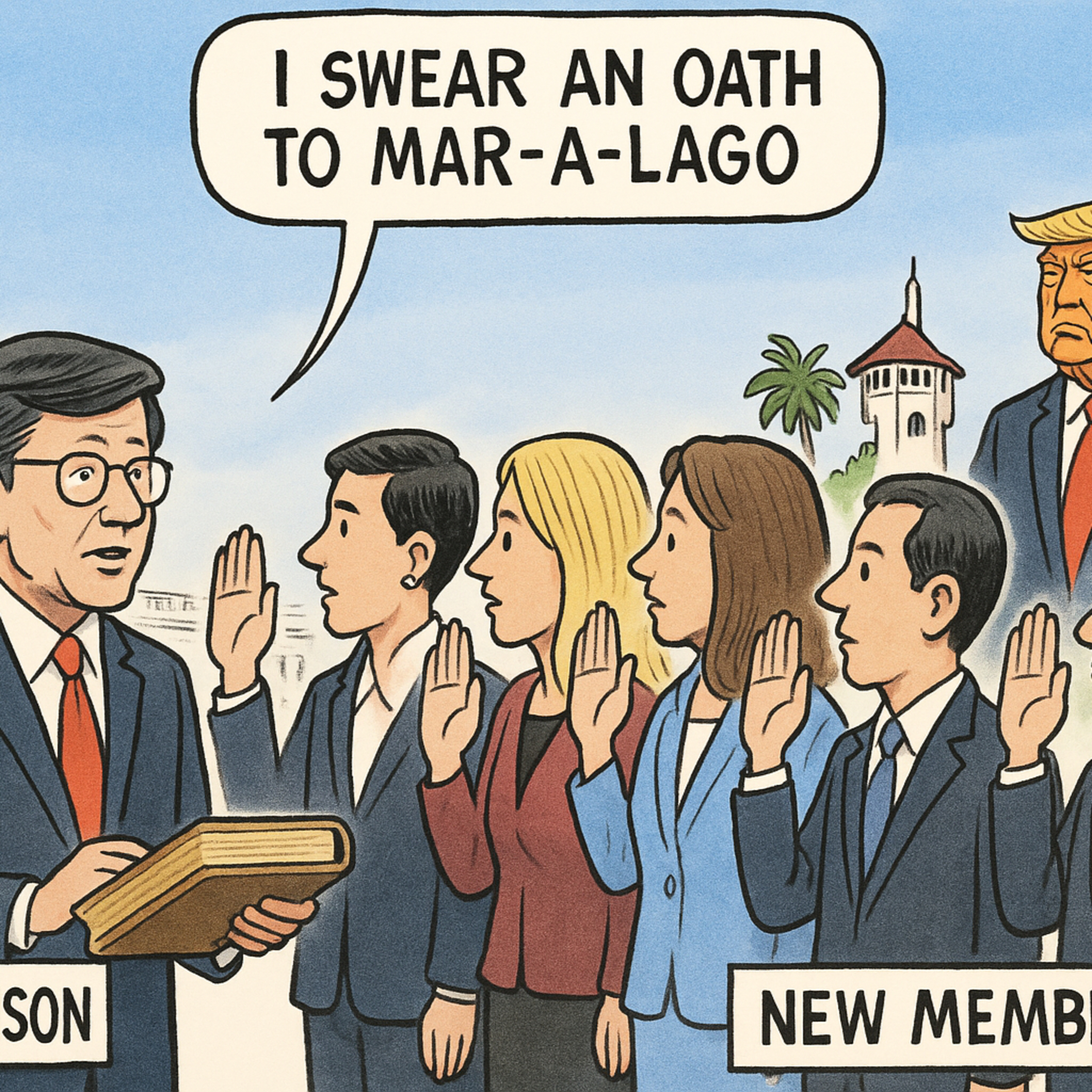 For Trump and Johnson, democracy works best when it includes a cult loyalty oath! episode artwork