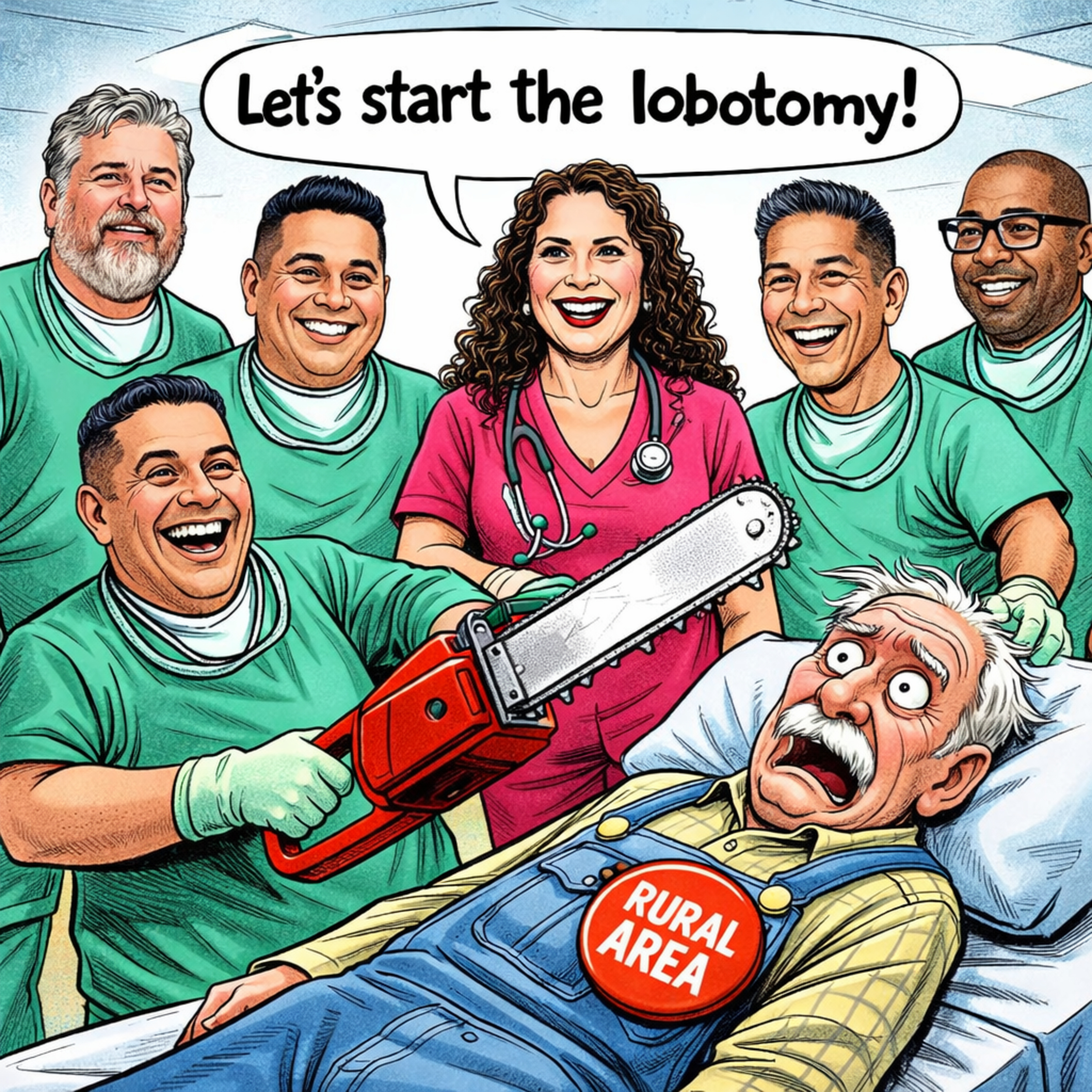 Donor Checks and Begin the Rural Area Lobotomy?  episode artwork