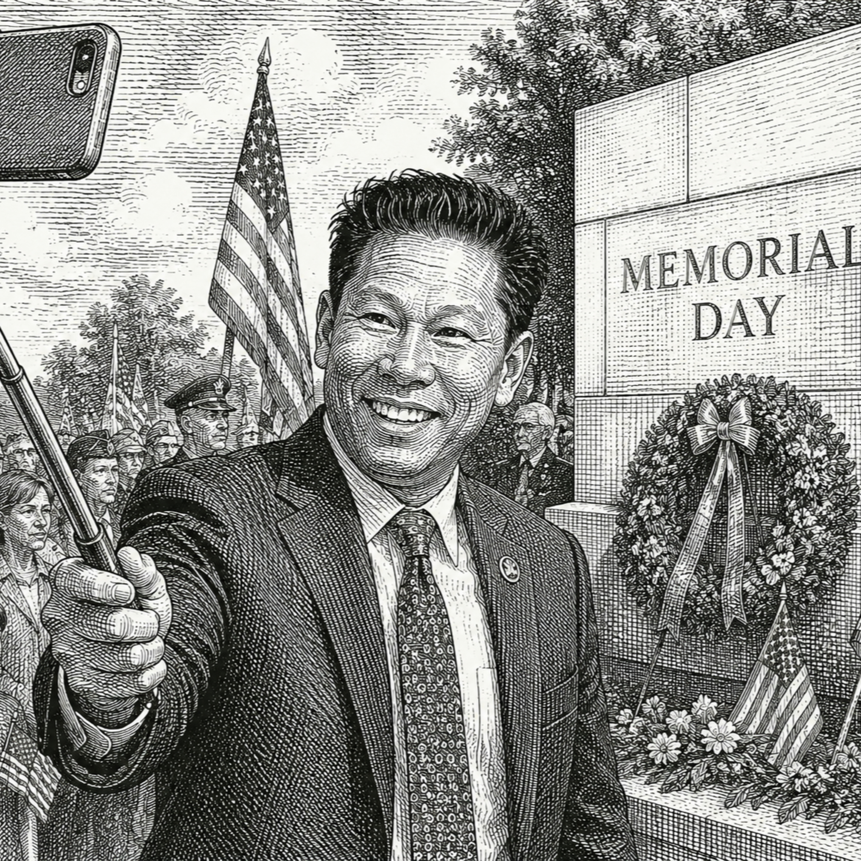 Politicians, please leave the self-stick at home episode artwork