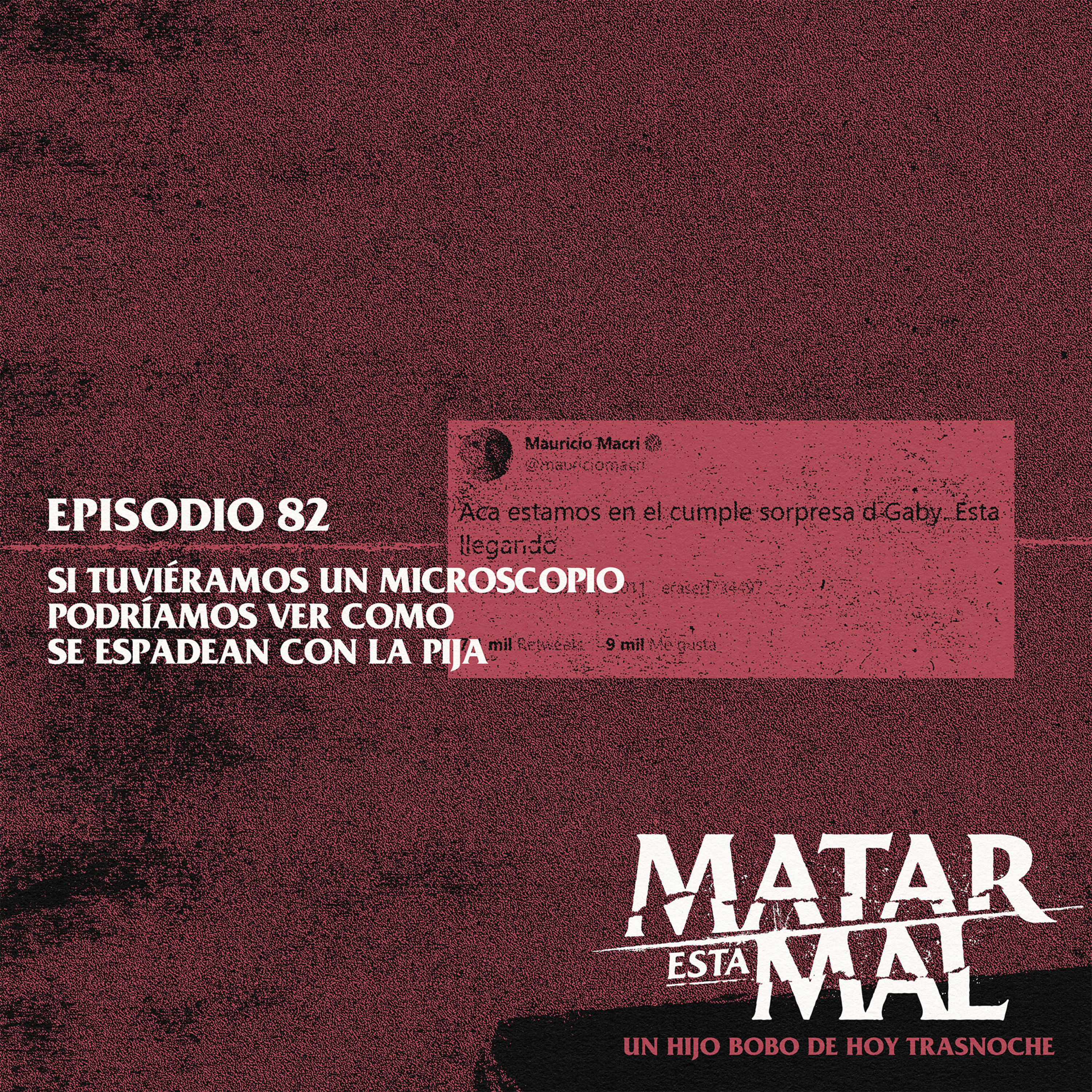 82: Si tuviéramos un microscopio podríamos ver como se espadean con la pija
