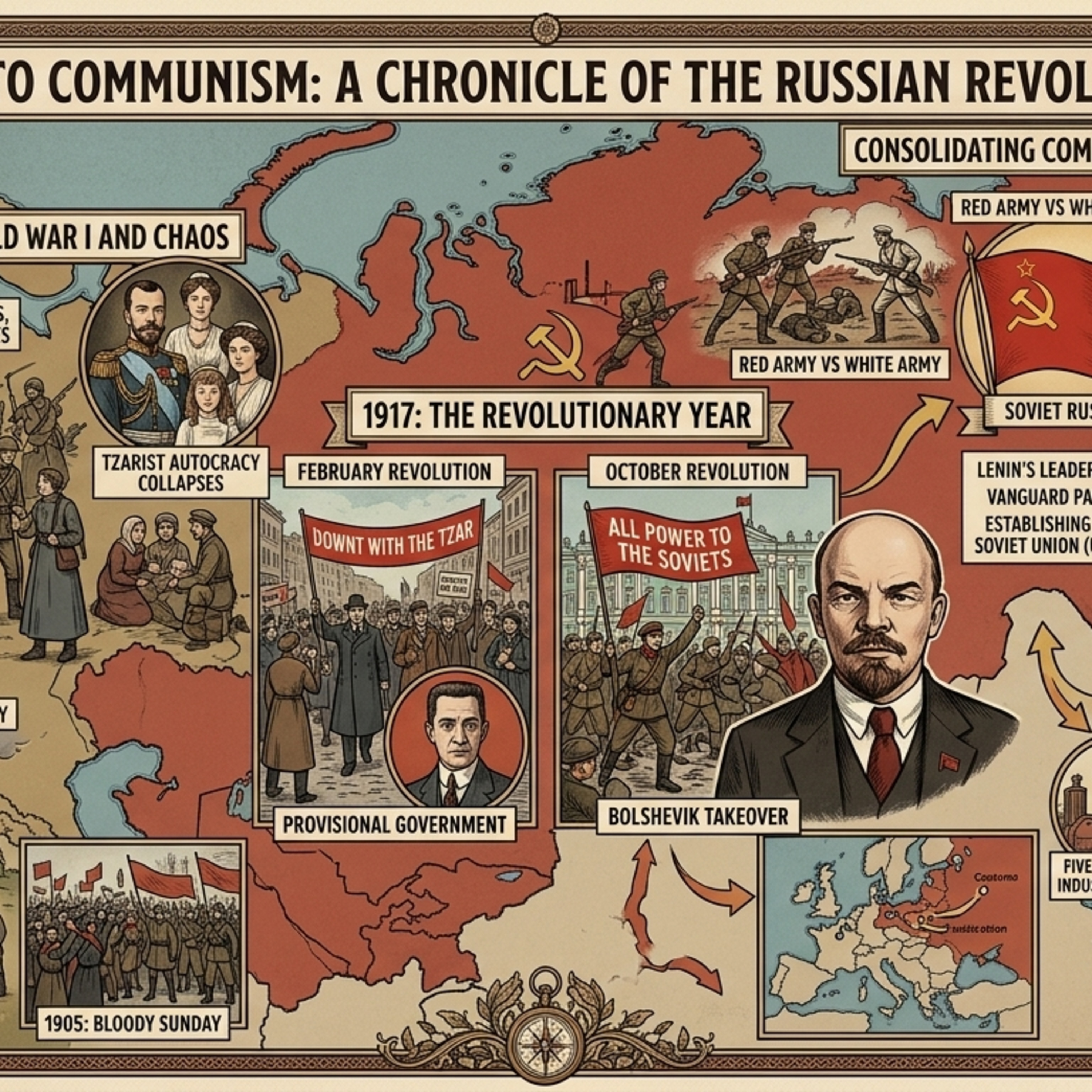 Marxism to Soviet Style Communism episode artwork