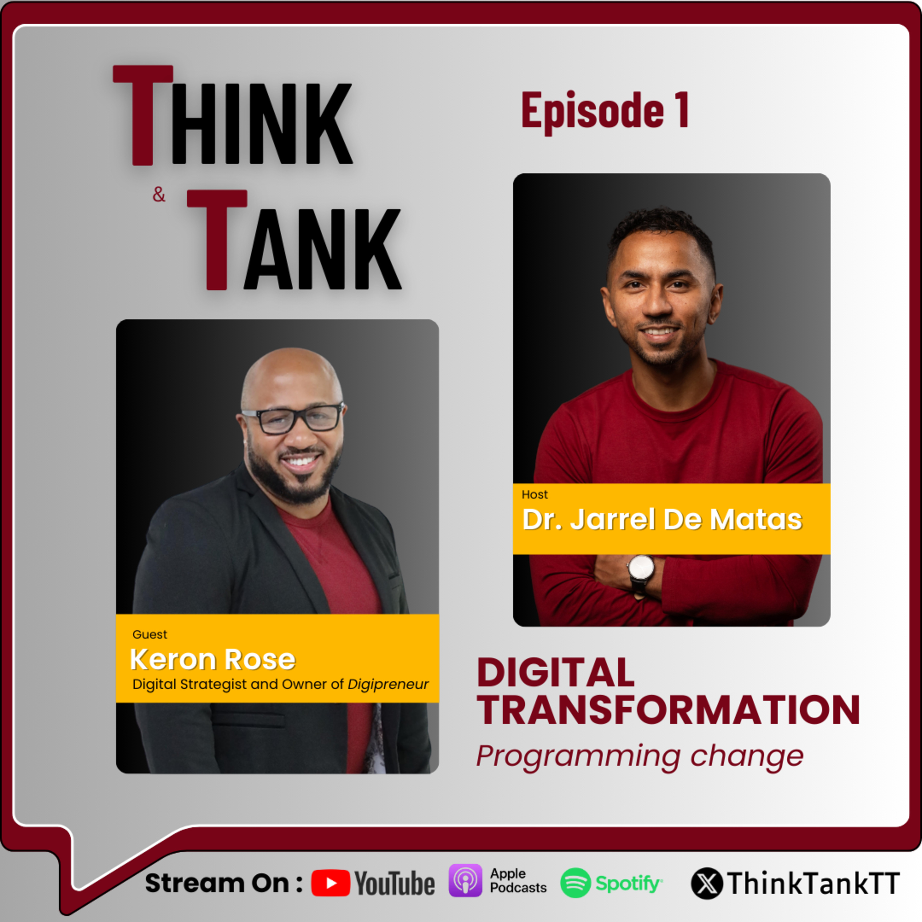 Think Tank with Dr. Jarrel De Matas