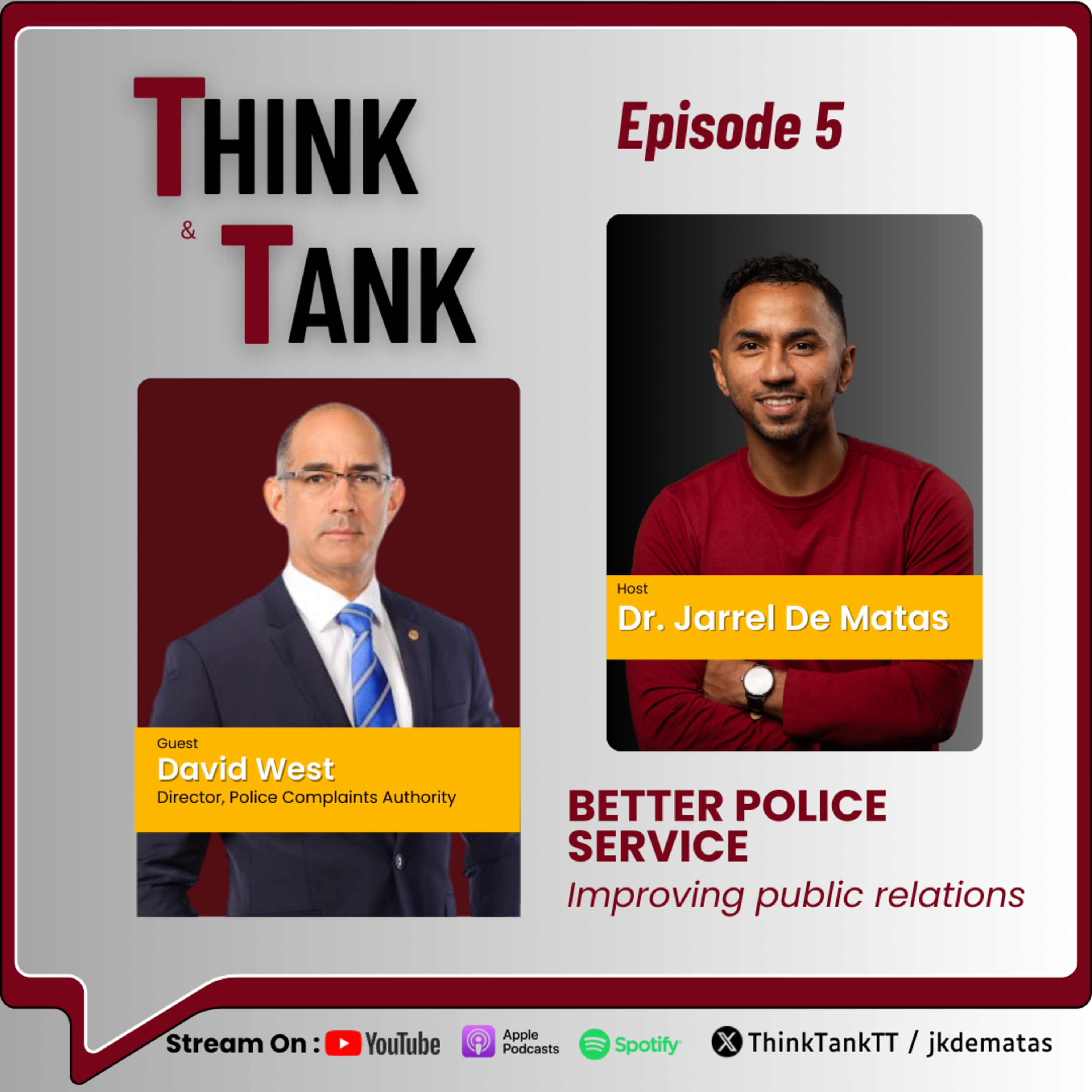 Think Tank with Dr. Jarrel De Matas