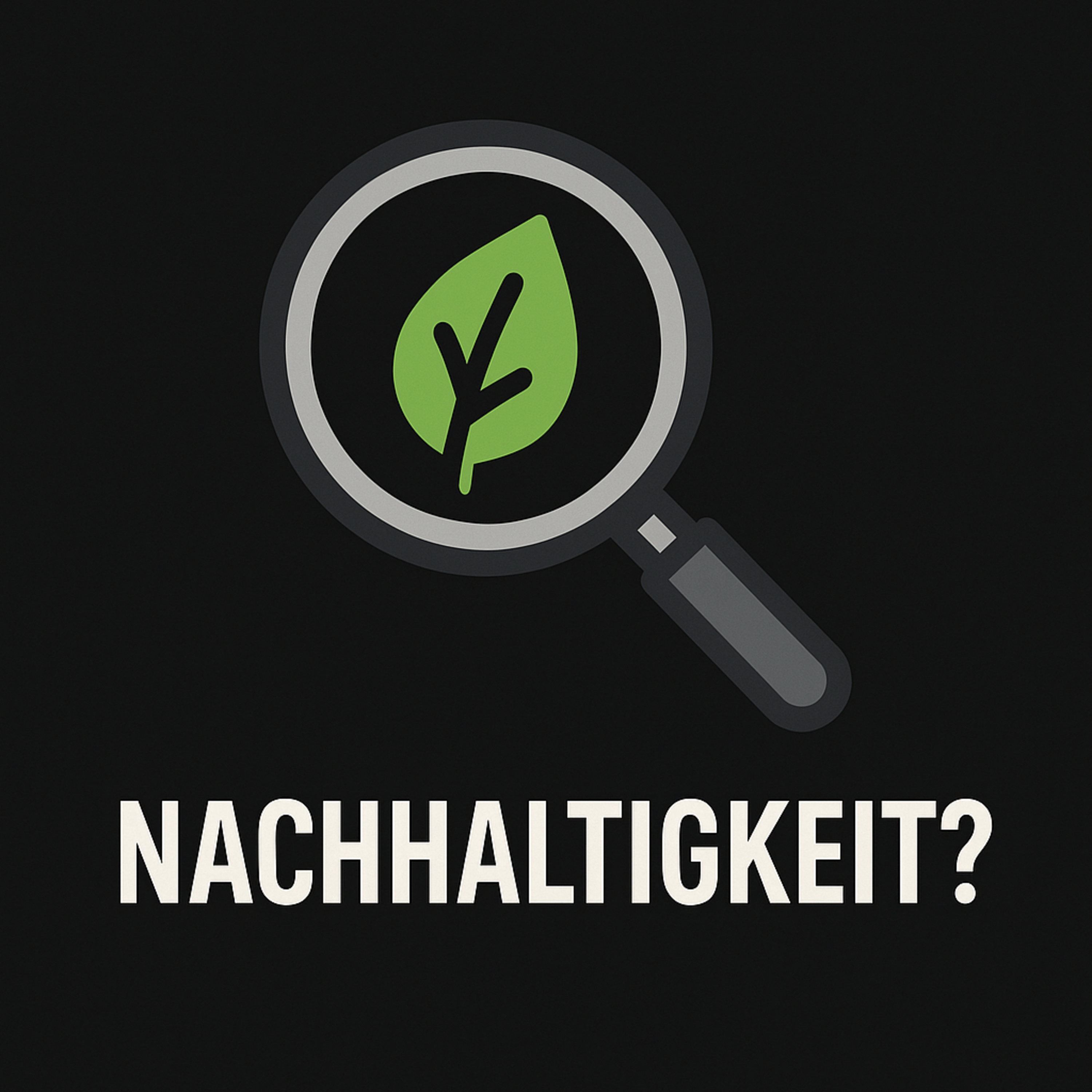 Irgendwas mit Nachhaltigkeit?