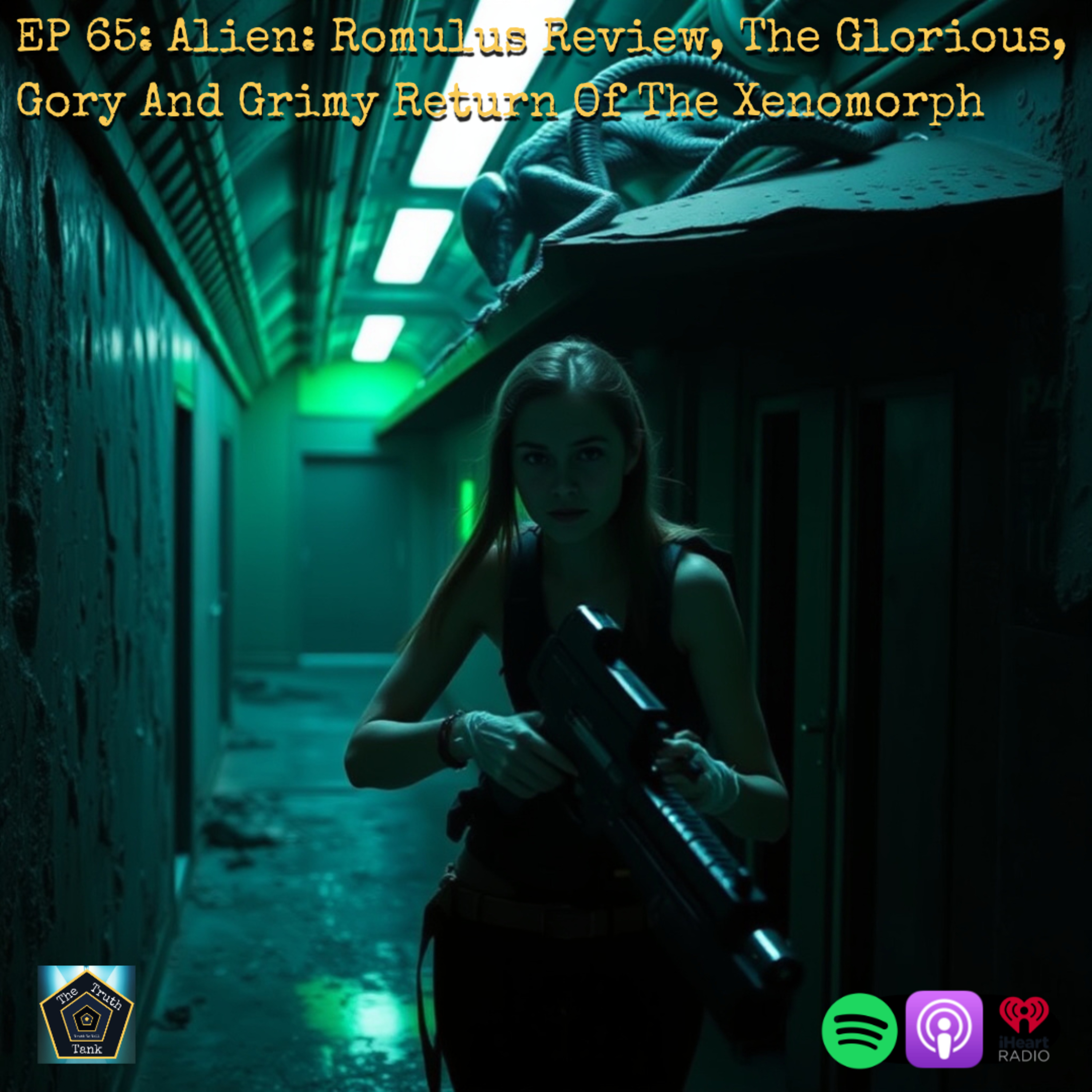 EP 65: Alien: Romulus Review, The Glorious, Gory And Grimy Return Of The Xenomorph episode artwork