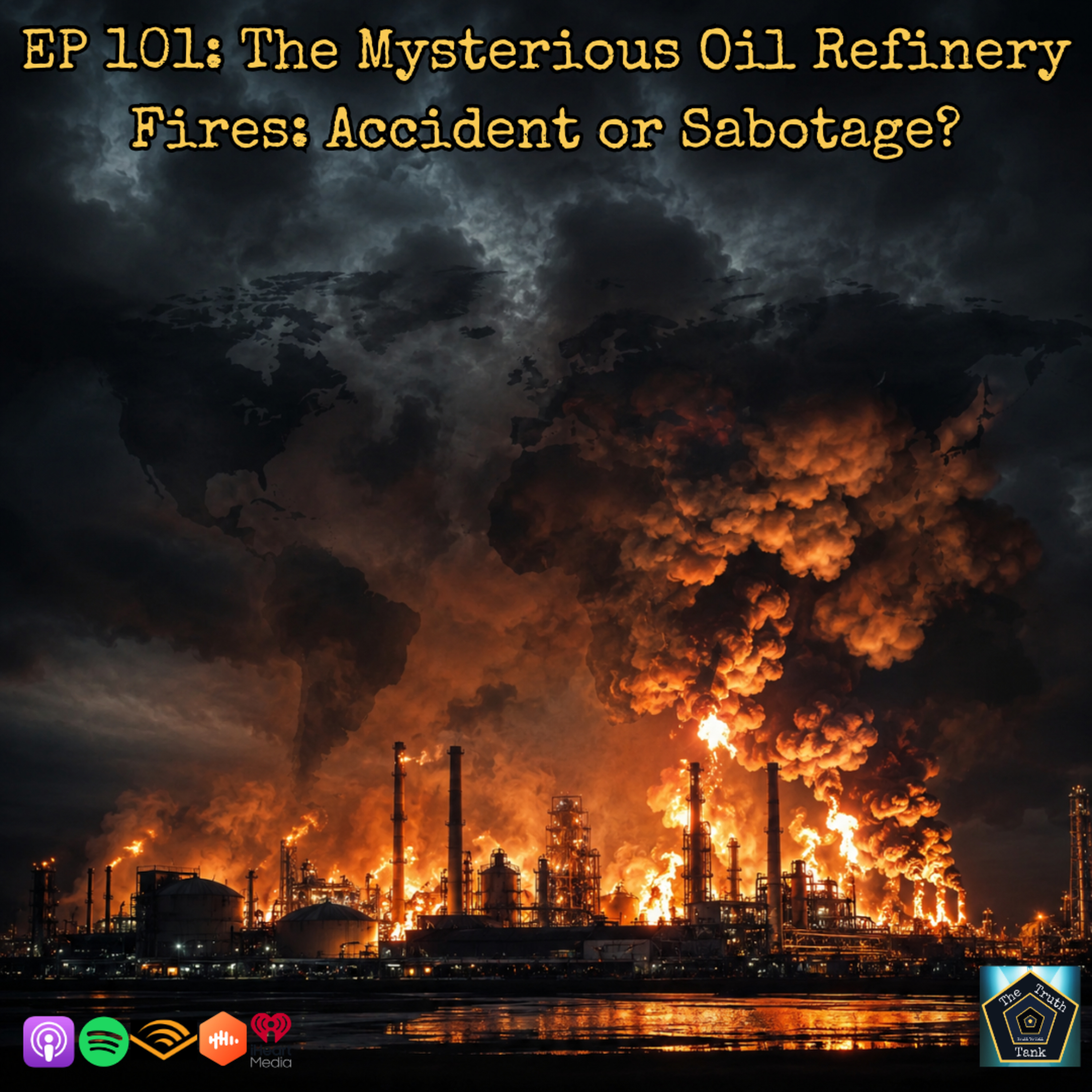 EP 101: The Mysterious Oil Refinery Fires: Accident or Sabotage? episode artwork