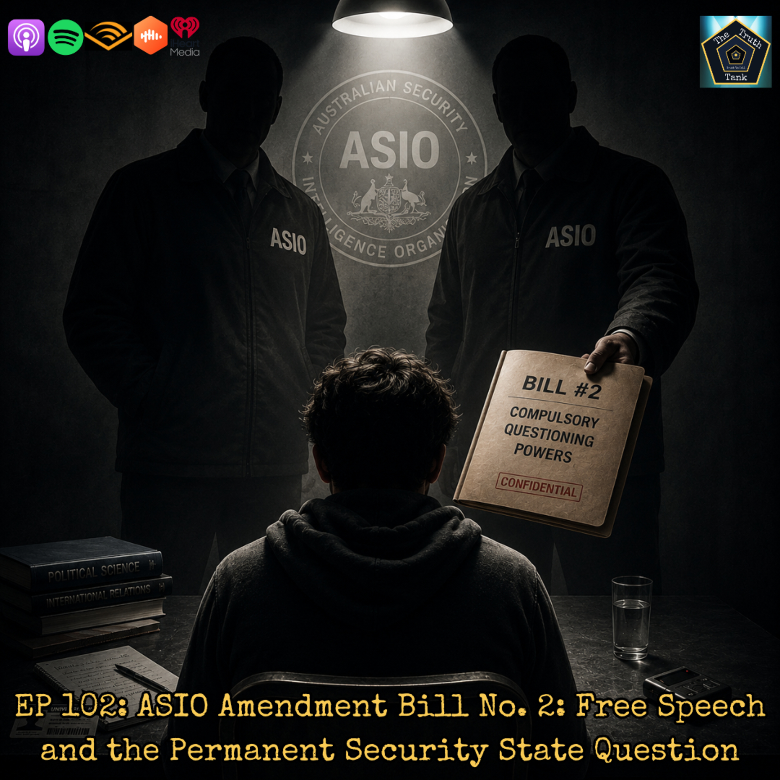 EP 102: ASIO Amendment Bill No. 2: Free Speech and the Permanent Security State Question episode artwork