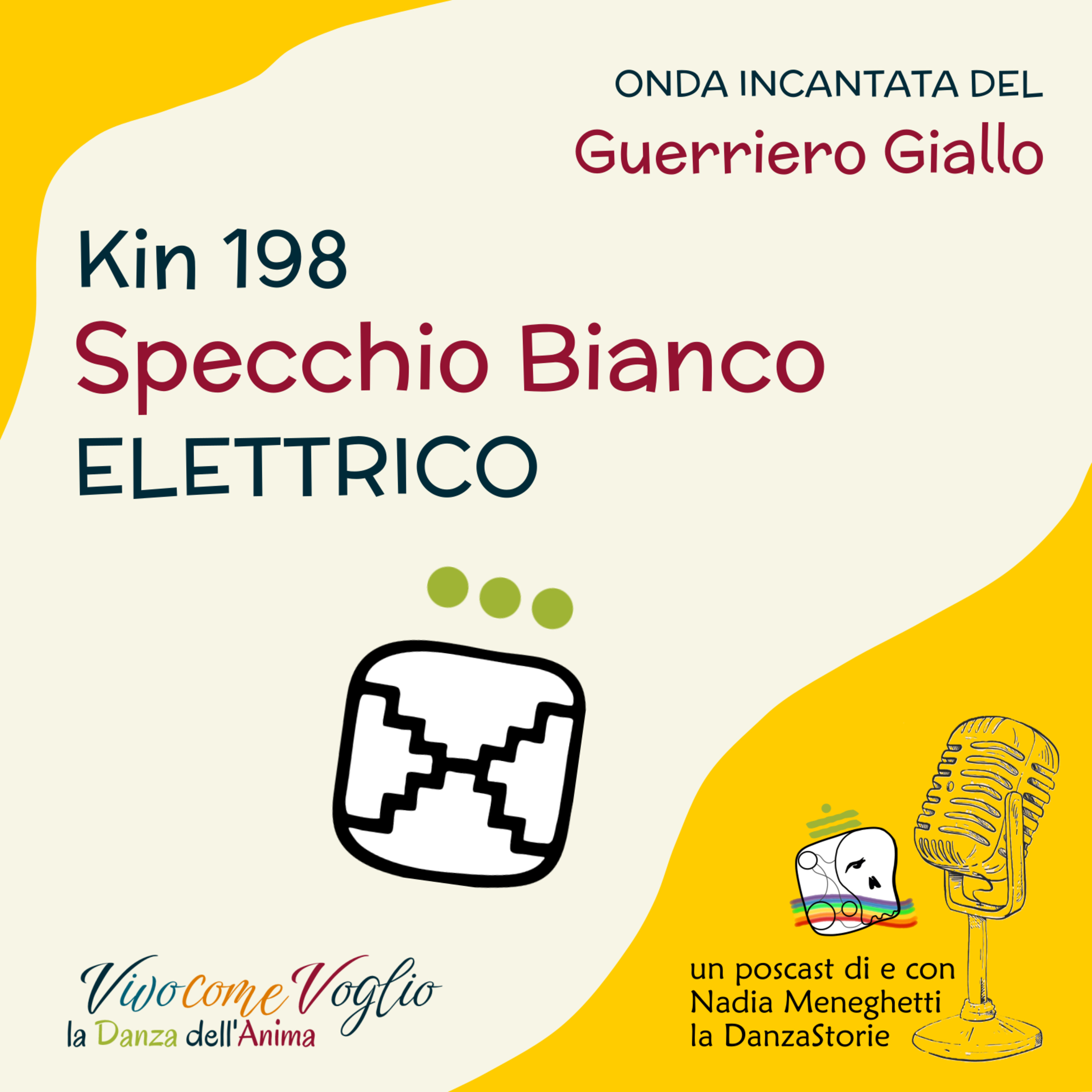 Lo specchio e la spada lucente | Kin 198 – Specchio Bianco Elettrico | Oox Etz’nab’  episode artwork