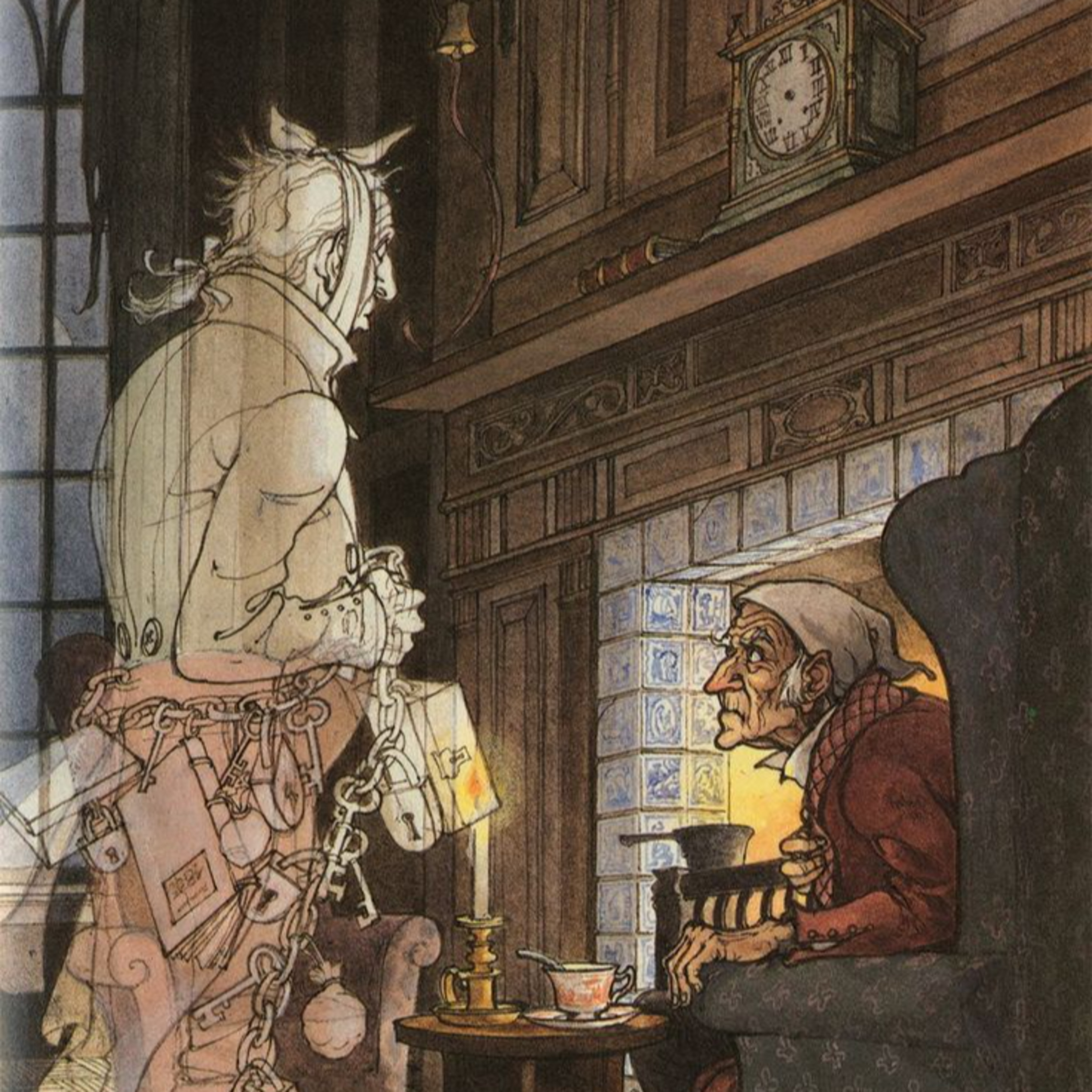 60. Cuento de Navidad - Charles Dickens - Cap. 01. El Fantasma de Marley