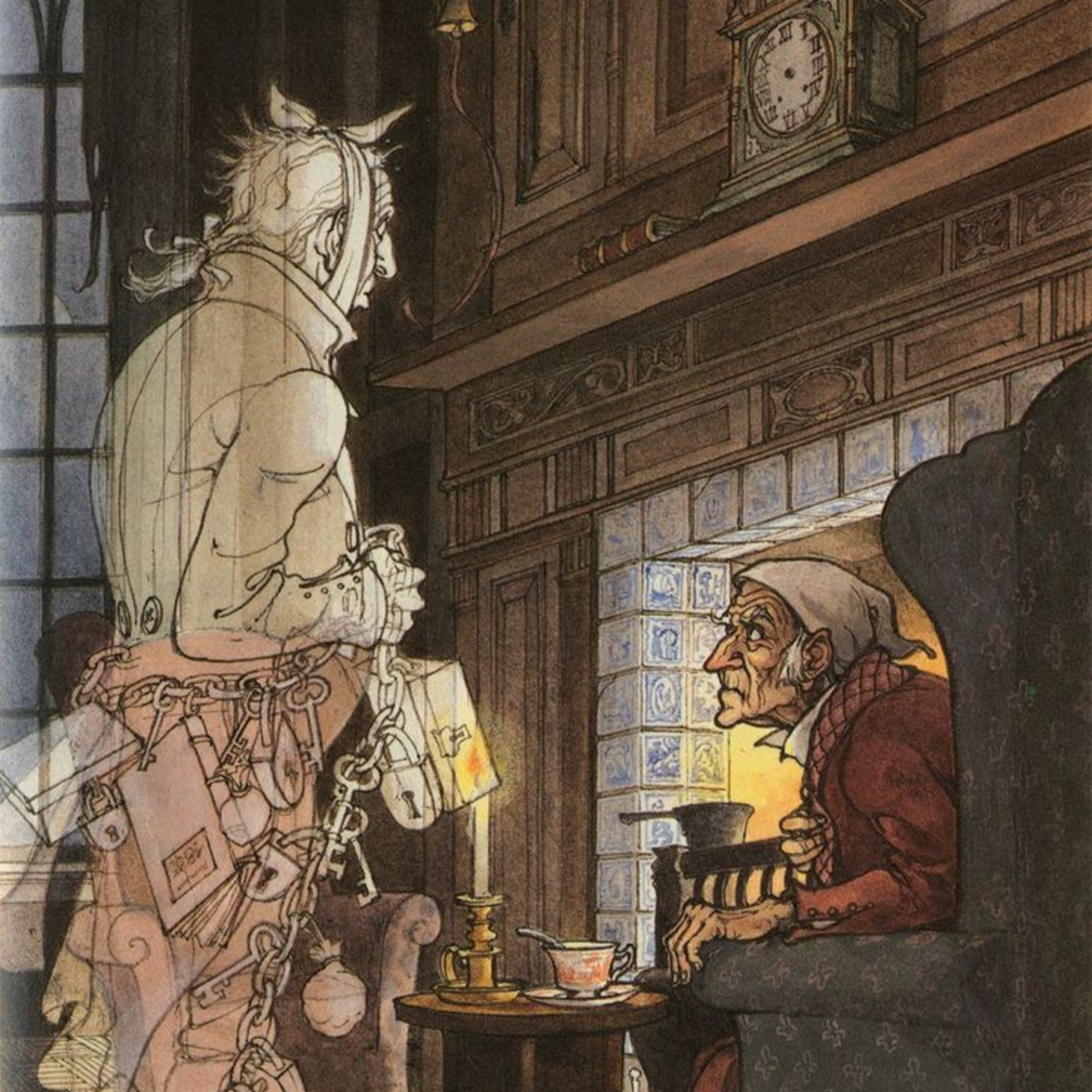 60. Cuento de Navidad - Charles Dickens - Cap. 03. El Segundo de los Tres Espíritus