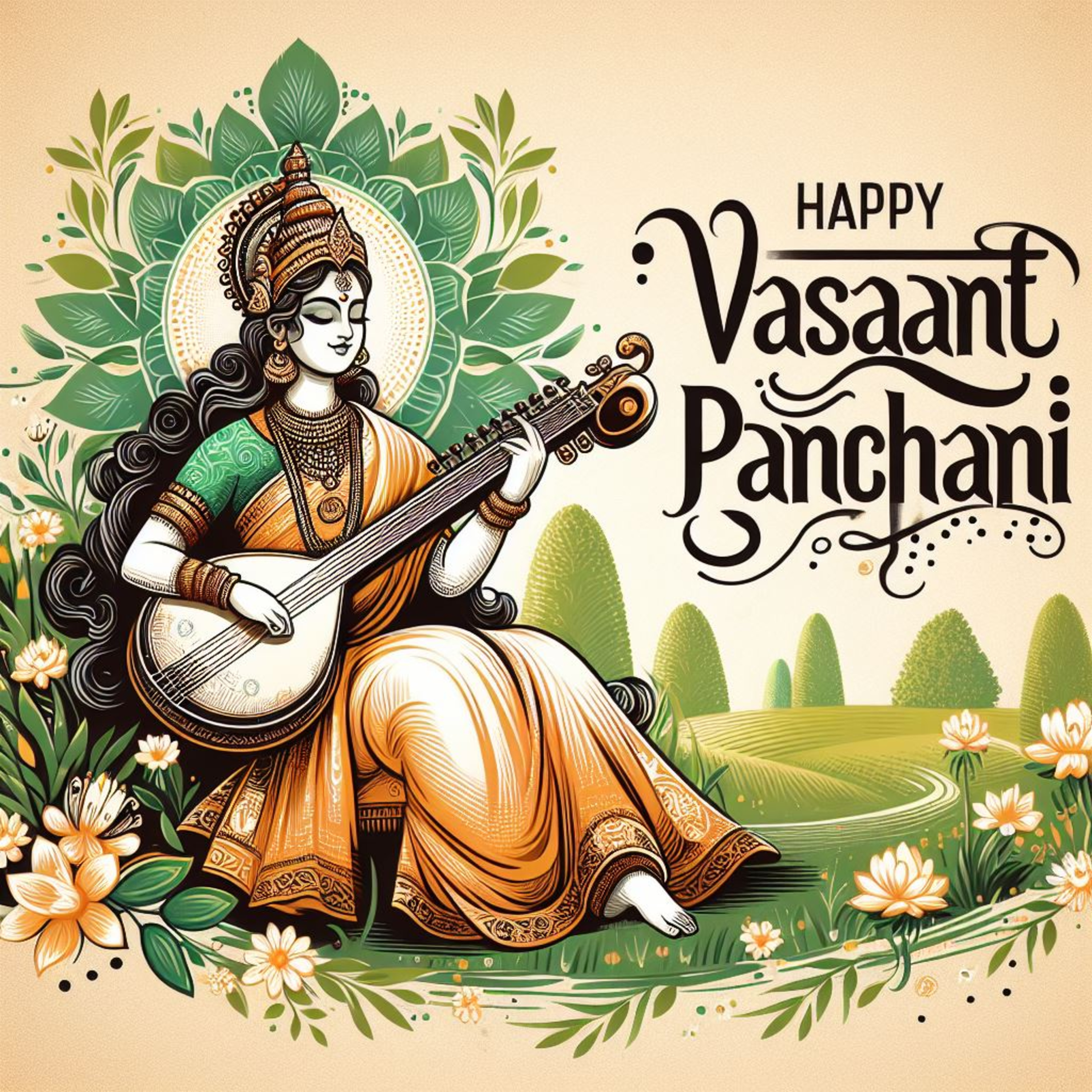 Unveiling the Cosmic Melody: The Tale of Vasant Panchami 🎶✨ episode artwork