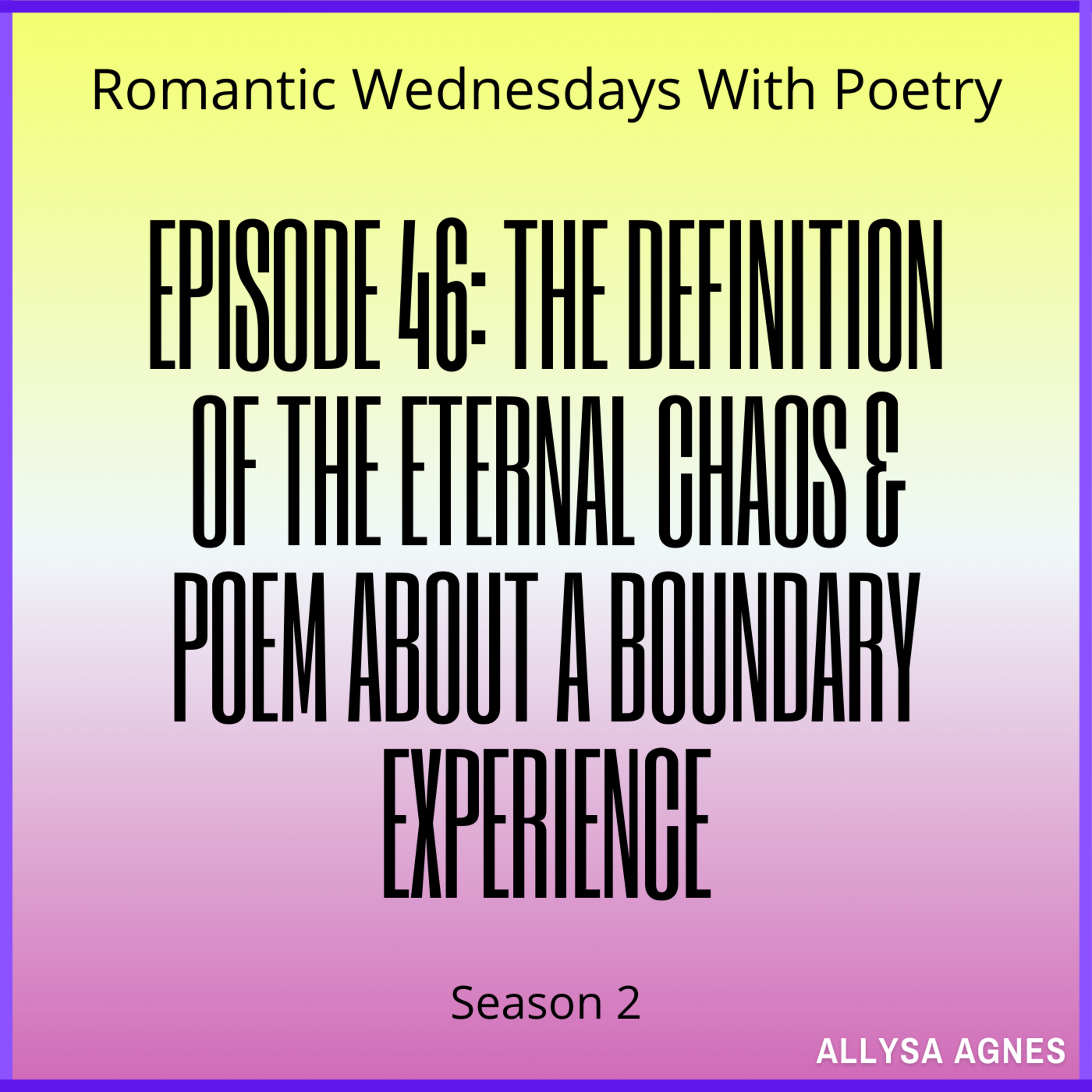 Romantic Wednesdays With Poetry