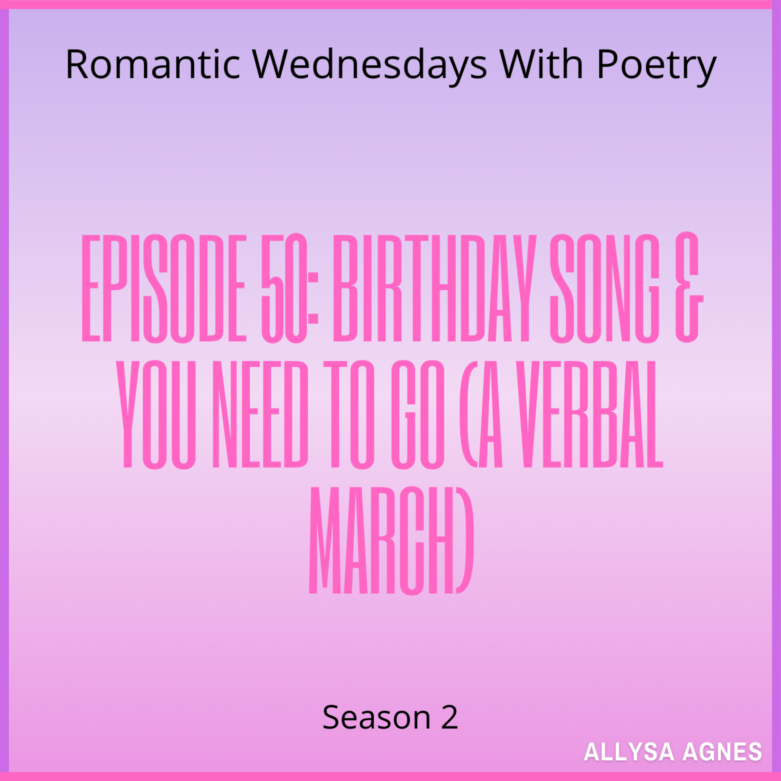 Romantic Wednesdays With Poetry