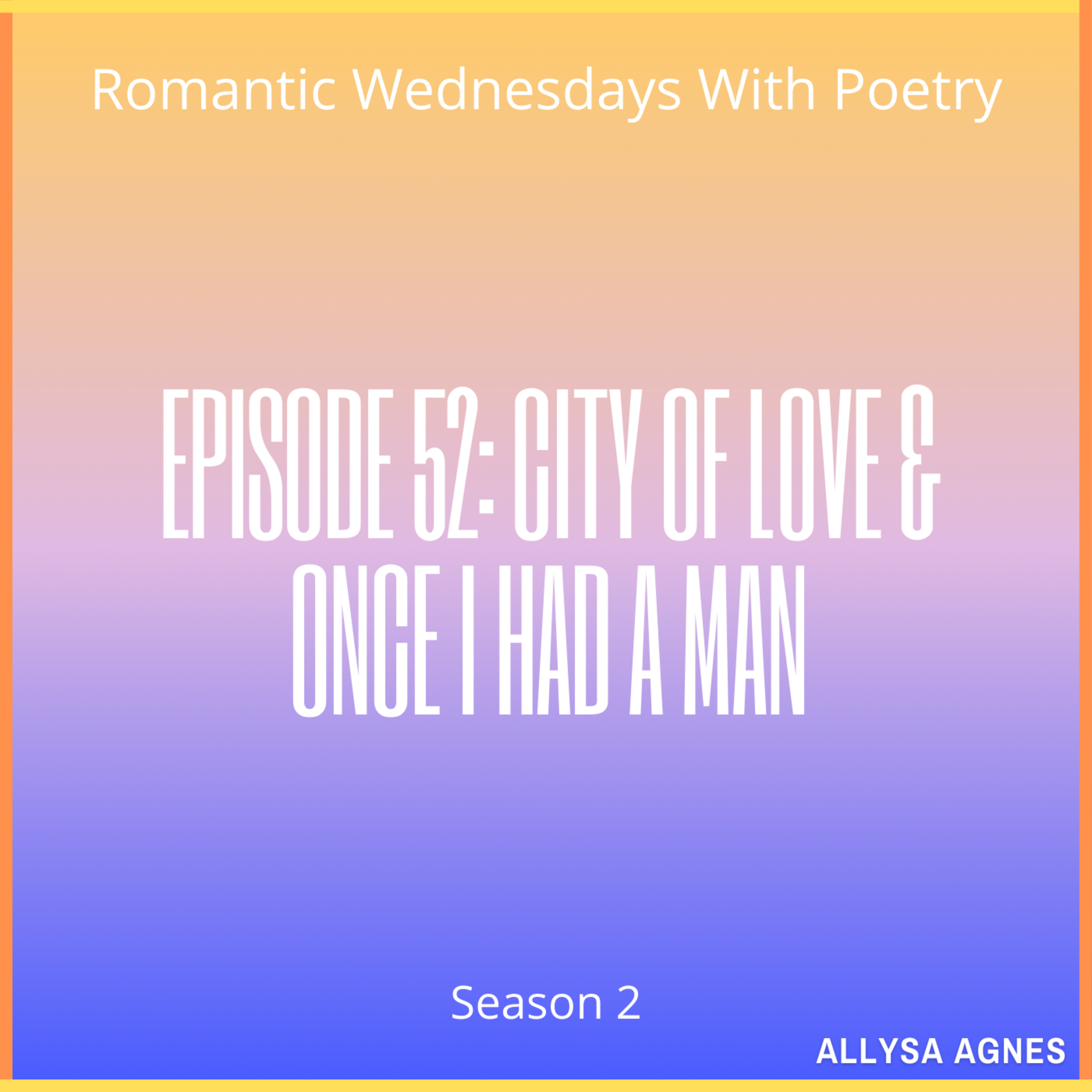 Romantic Wednesdays With Poetry