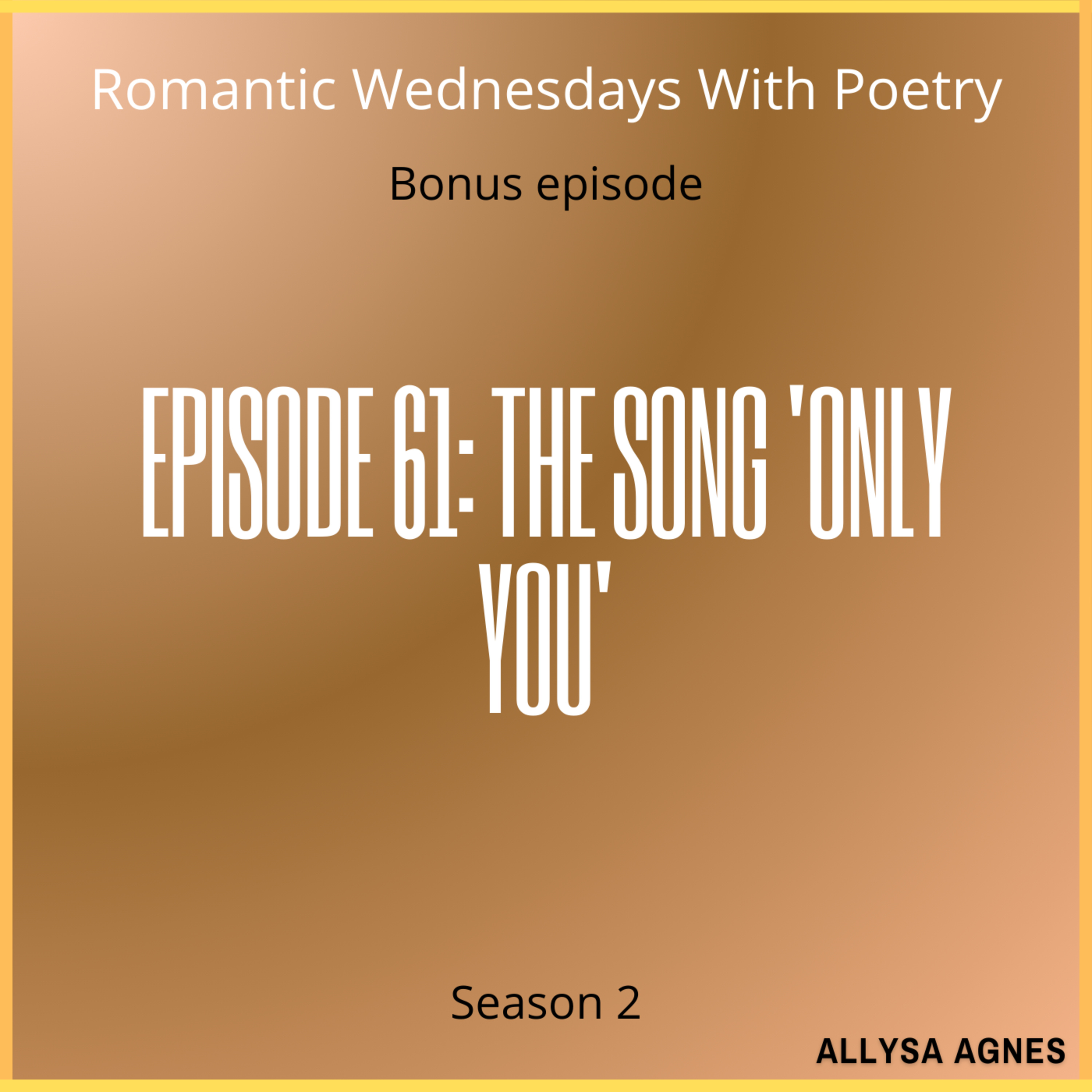 Romantic Wednesdays With Poetry