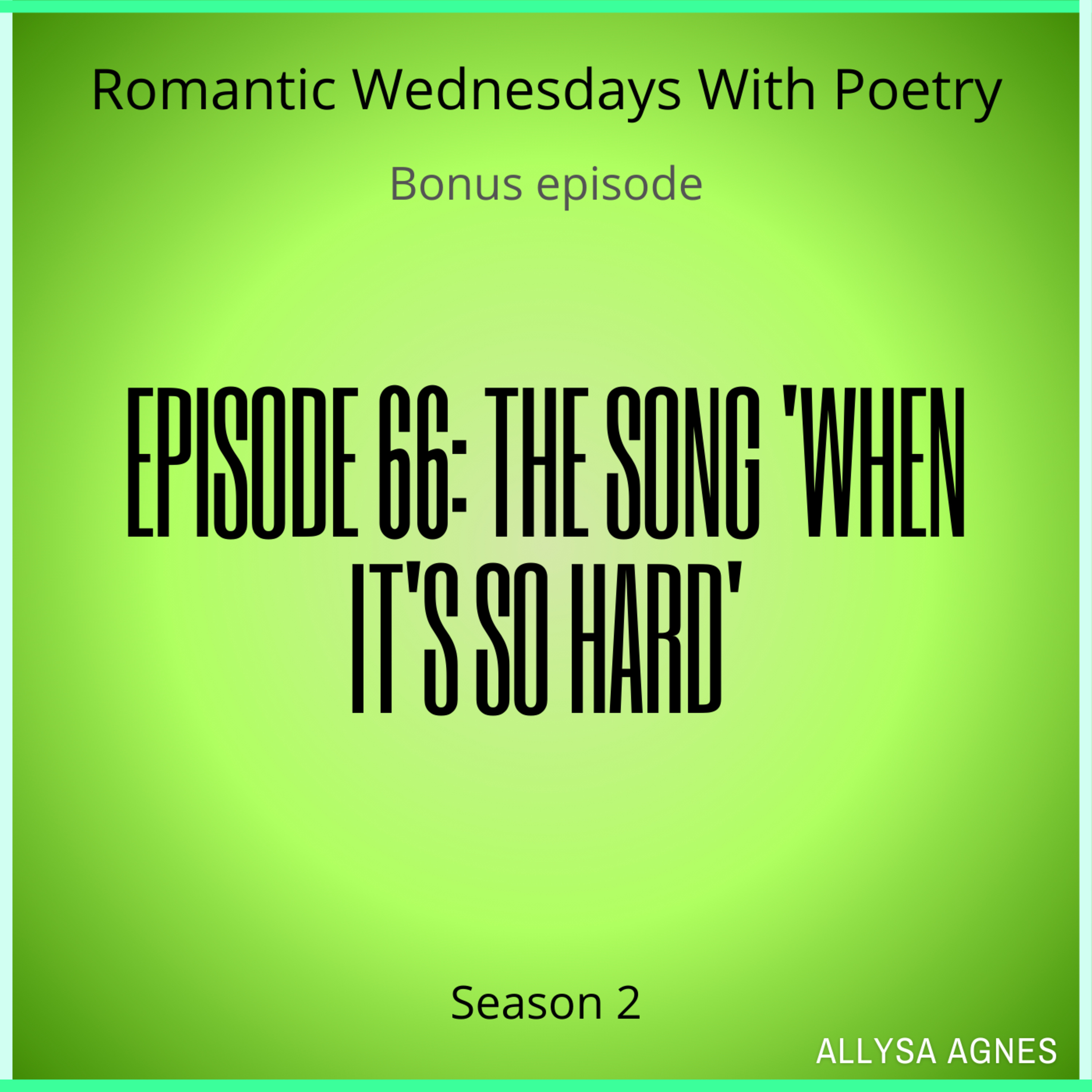 Romantic Wednesdays With Poetry