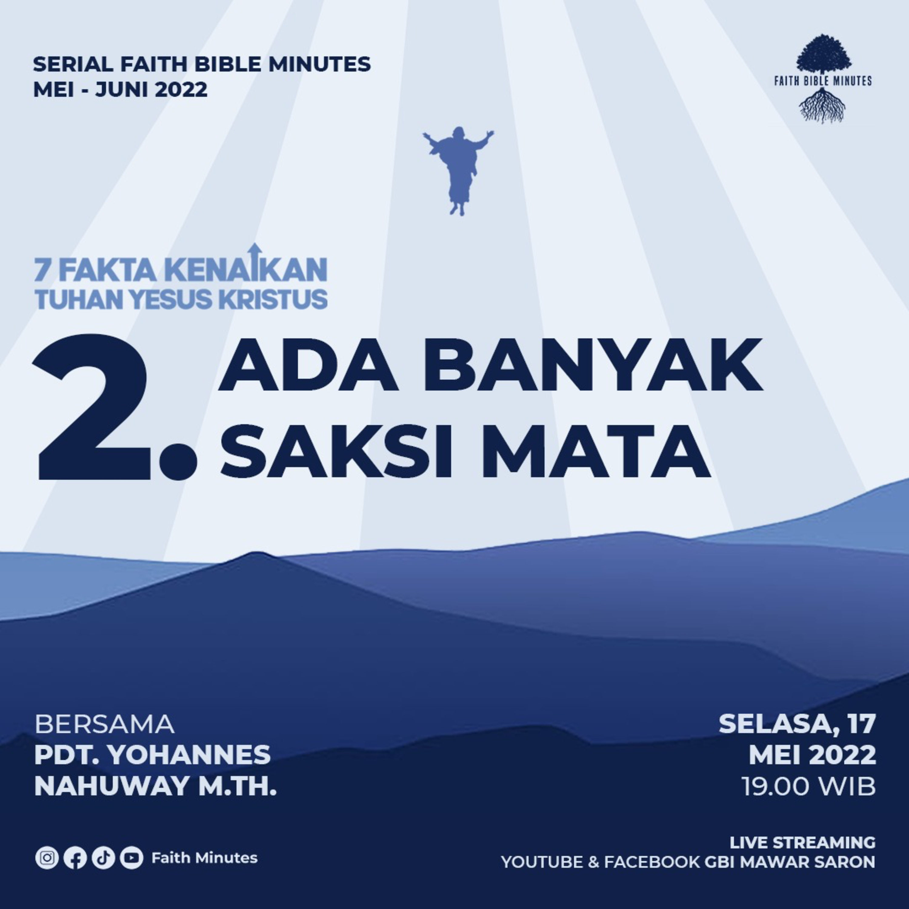 7 Fakta Kenaikan Tuhan Yesus Kristus Ke Surga - Seri Ke-2: Ada Banyak Saksi Mata episode artwork