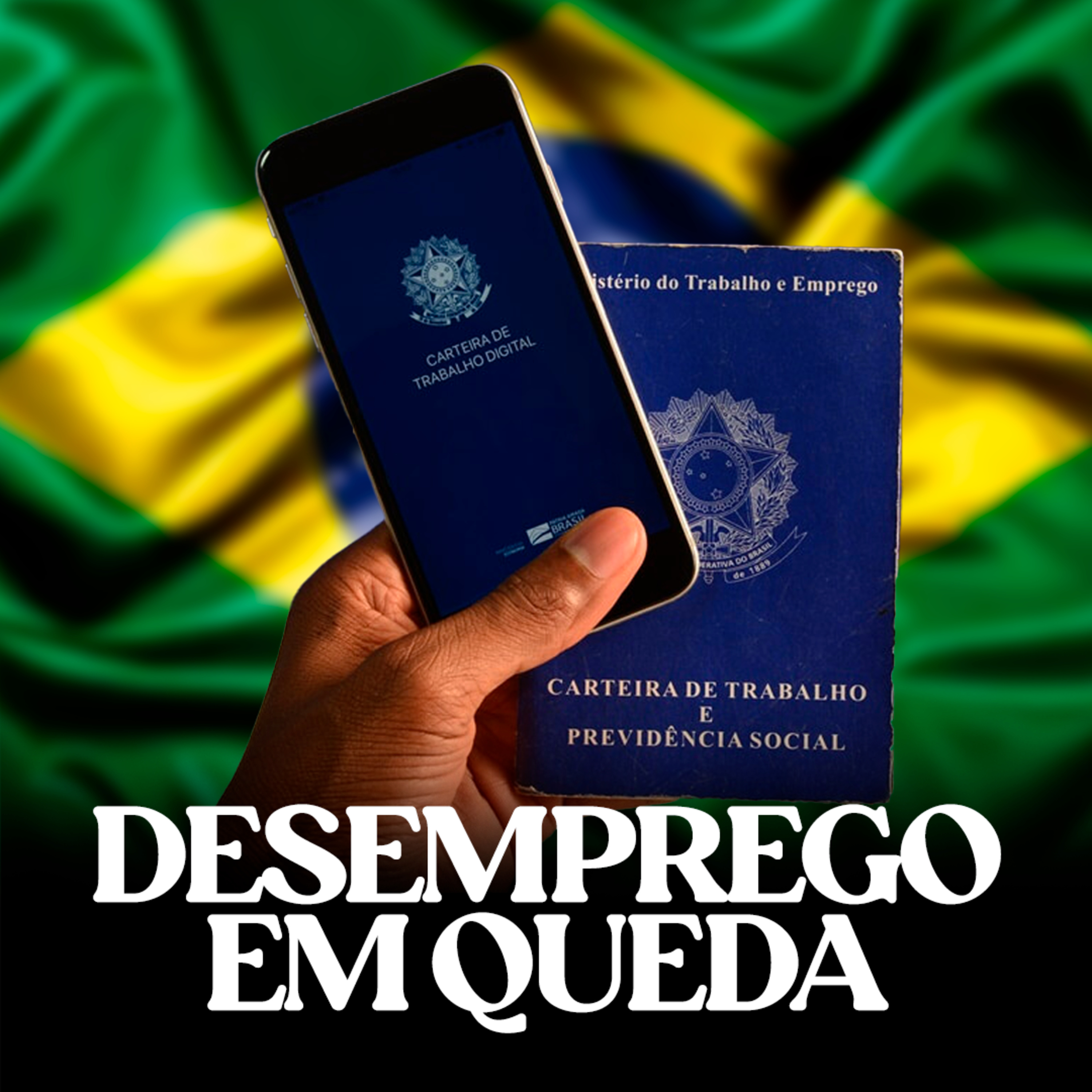 Desemprego em queda 🇧🇷