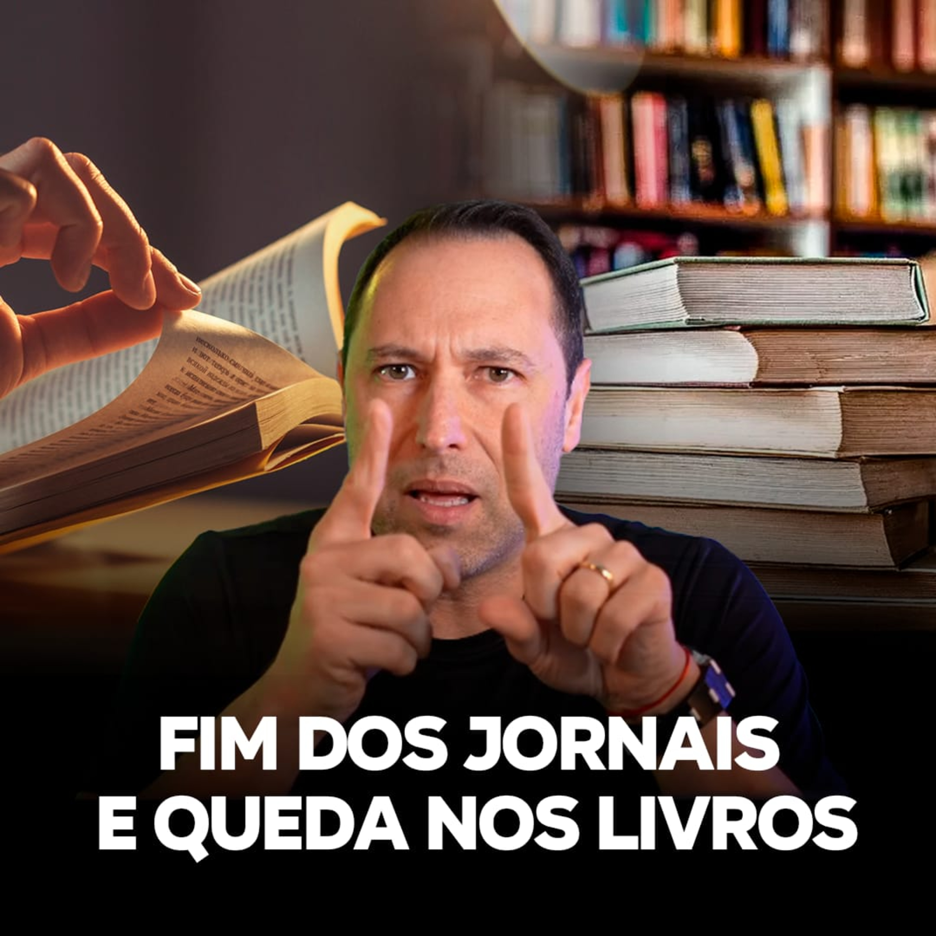 Jornais e livros em queda 📚