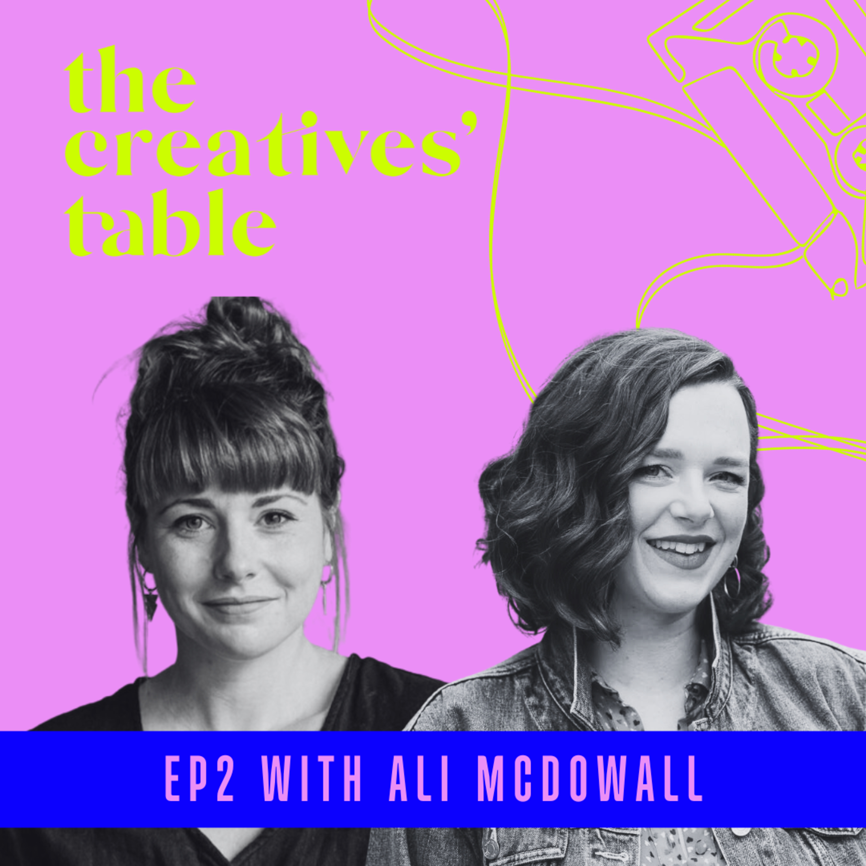 Blending parenthood and creativity with Ali McDowall episode artwork