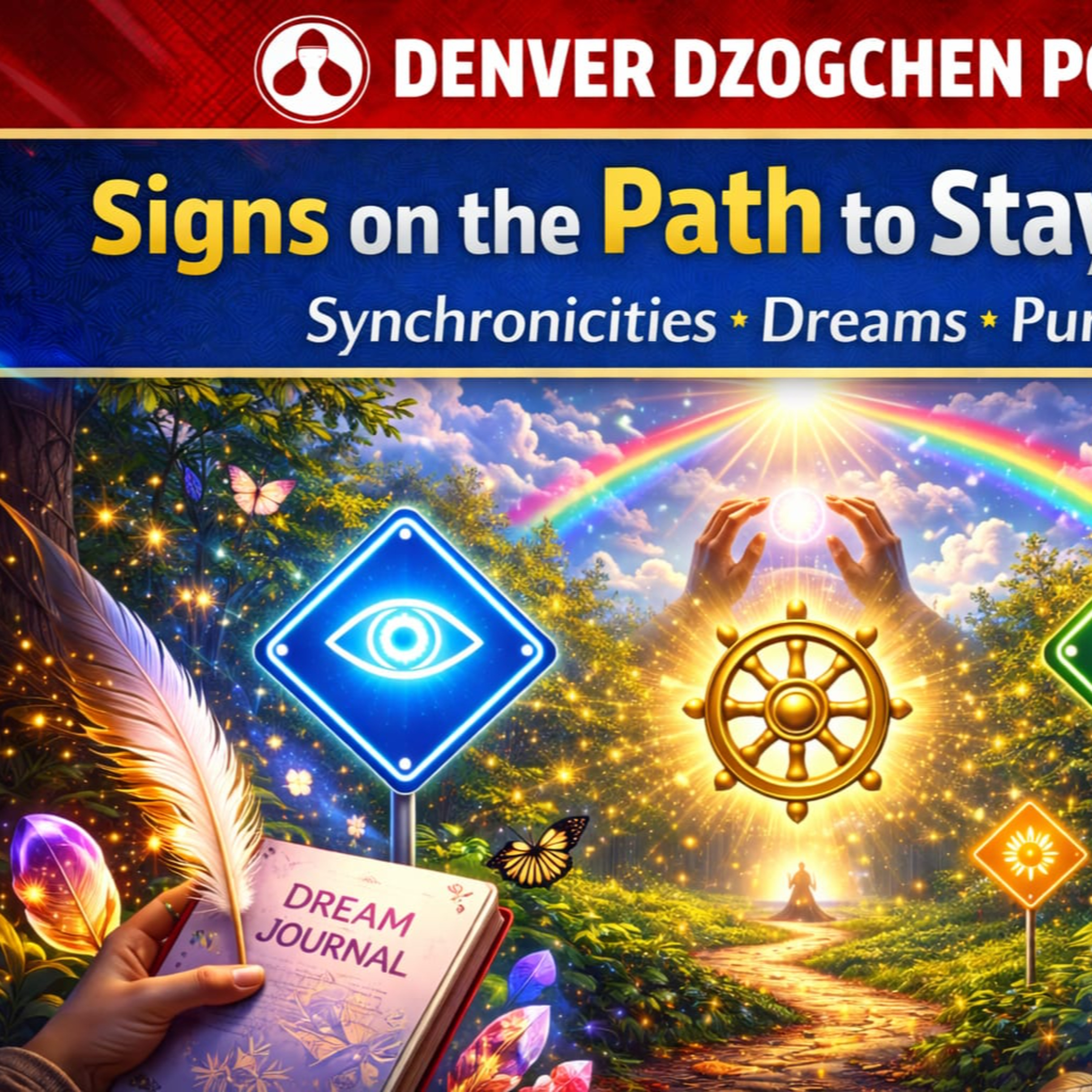 Denver Dzogchen Podcast Episode 49: Signs on the Path to Stay Psyched