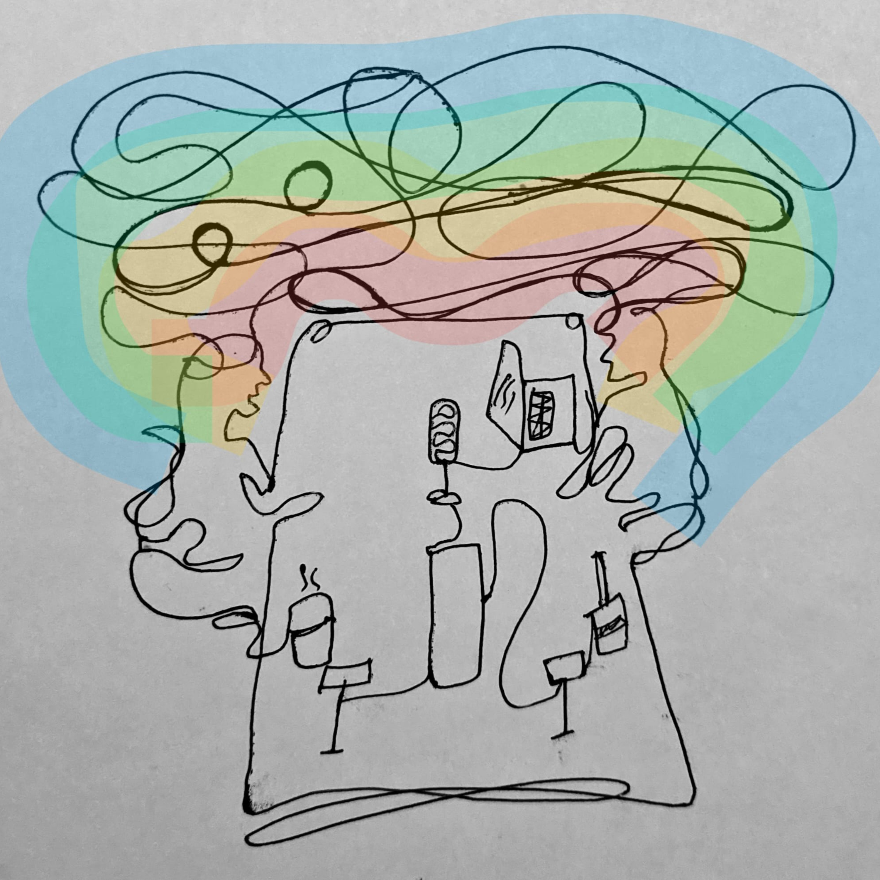 Reflections on the pod episode artwork