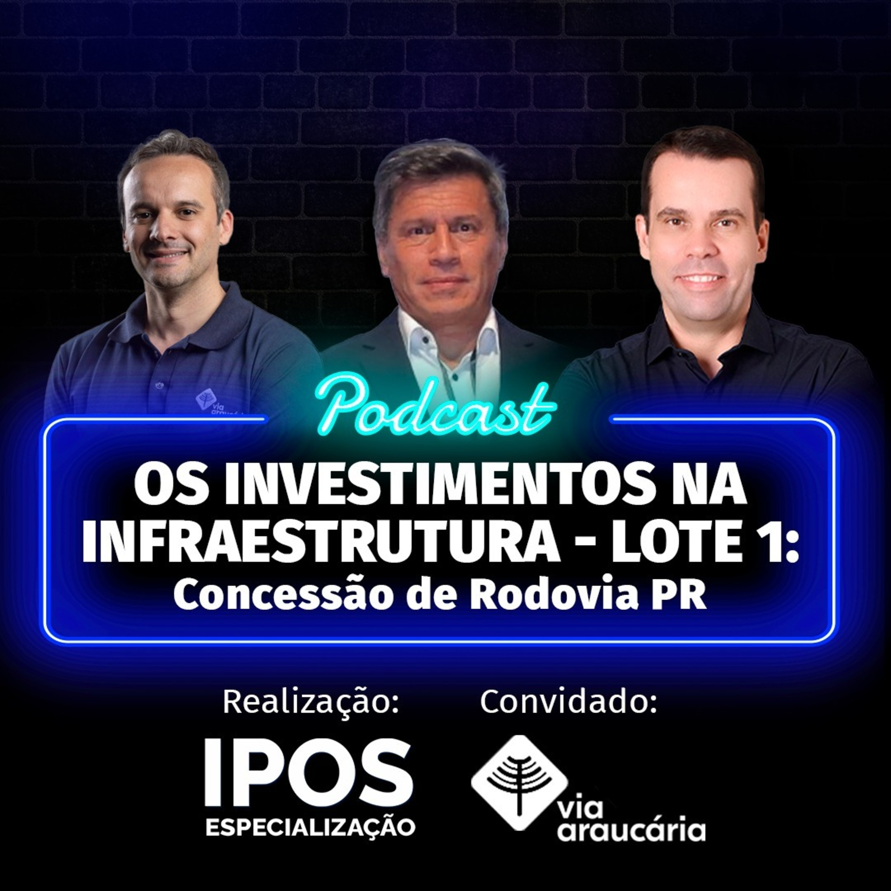 INFRA Podcast 038 - Os Investimentos na Infraestrutura - Lote 1 (Concessão de Rodovia PR) episode artwork
