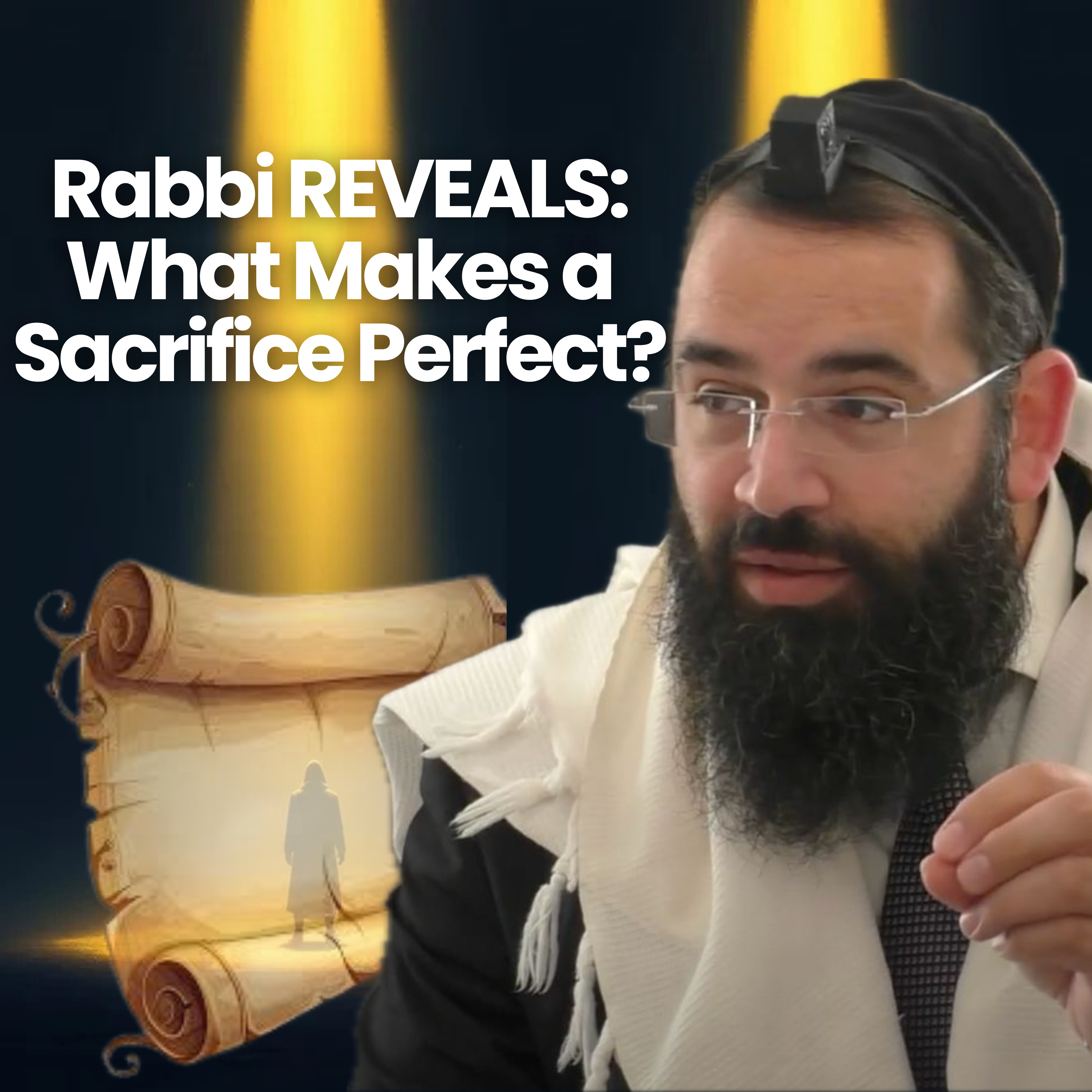 Rabbi Explains The Secret Measuring Stick for The Perfect Sacrifice (Parshat Vayikra)