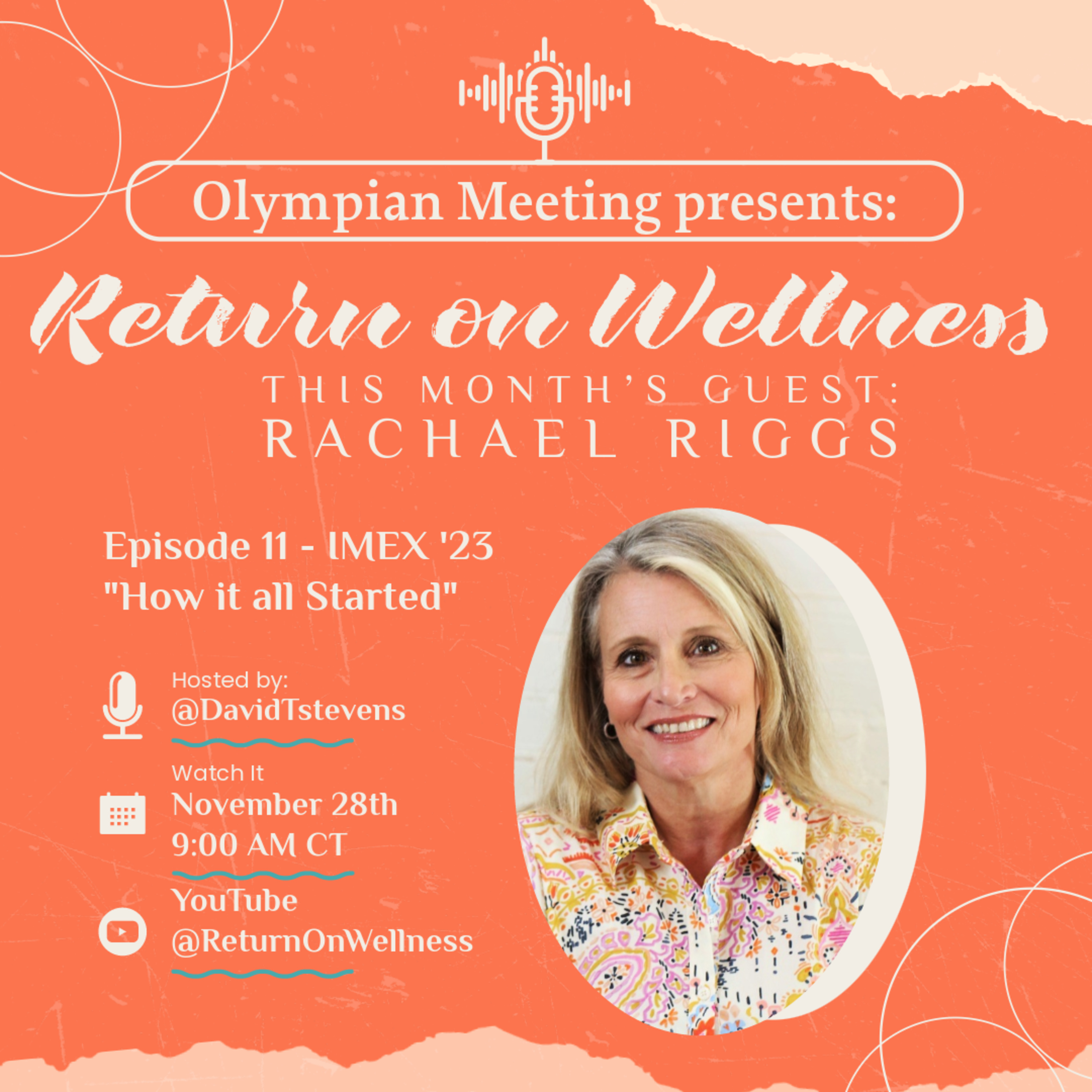 Episode 11 - The humble beginnings of Wellness at Events with Rachael Riggs episode artwork