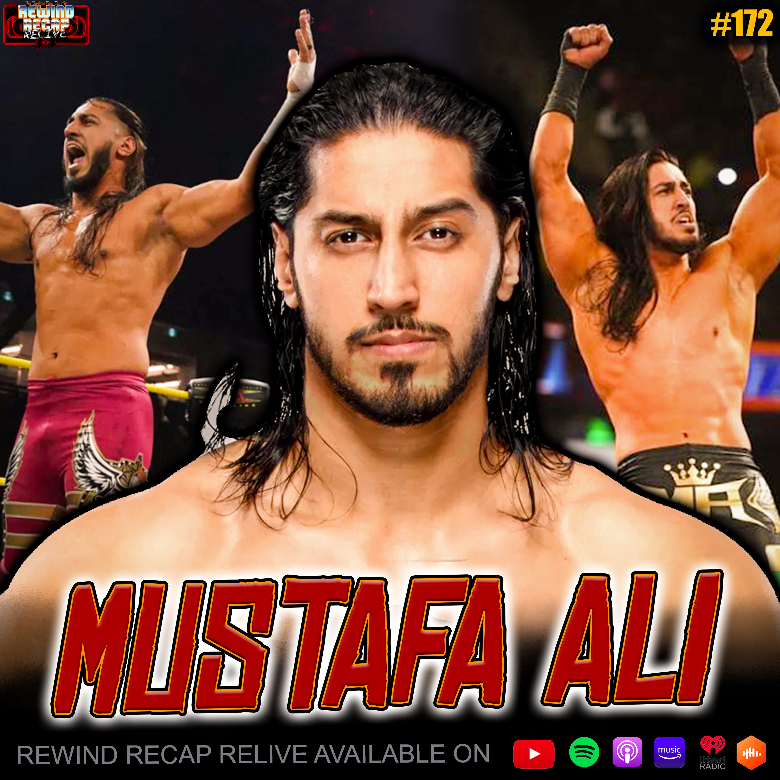 Mustafa Ali: Hatred For Mike Santana, Main Event Against Jeff Hardy, Being Dragged Away By A Horse episode artwork