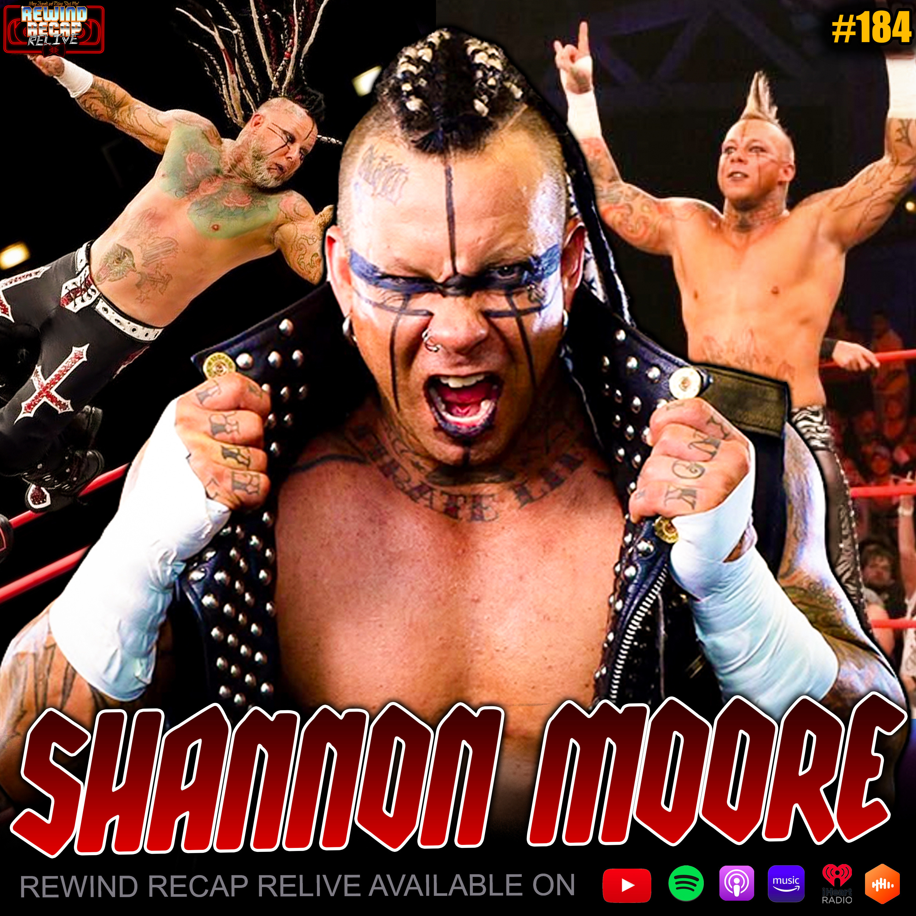 Shannon Moore: CRAZY F5 From Brock Lesnar, Version 1 Matt Hardy, WWECW Frustrations, CM Punk episode artwork