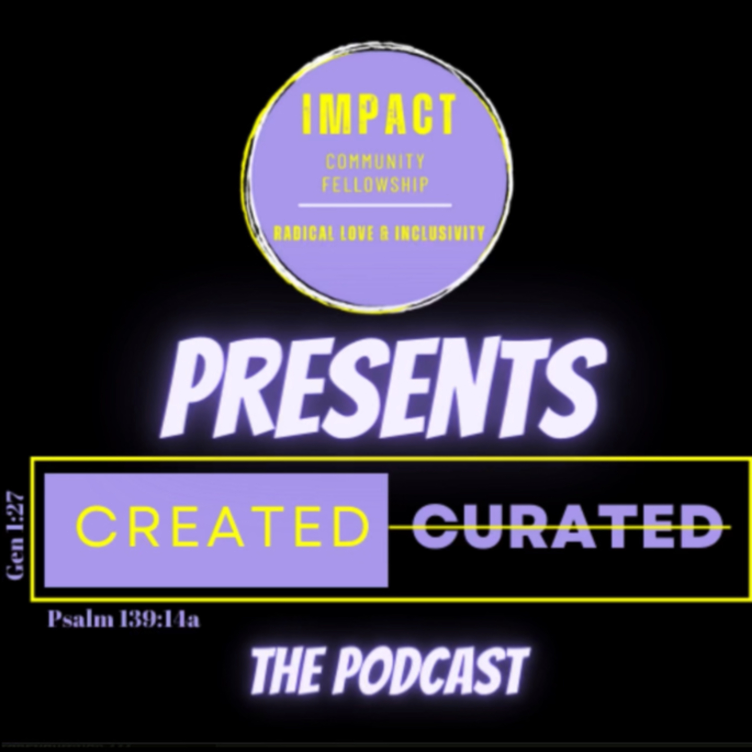 Created NOT Curated Podcast episode artwork
