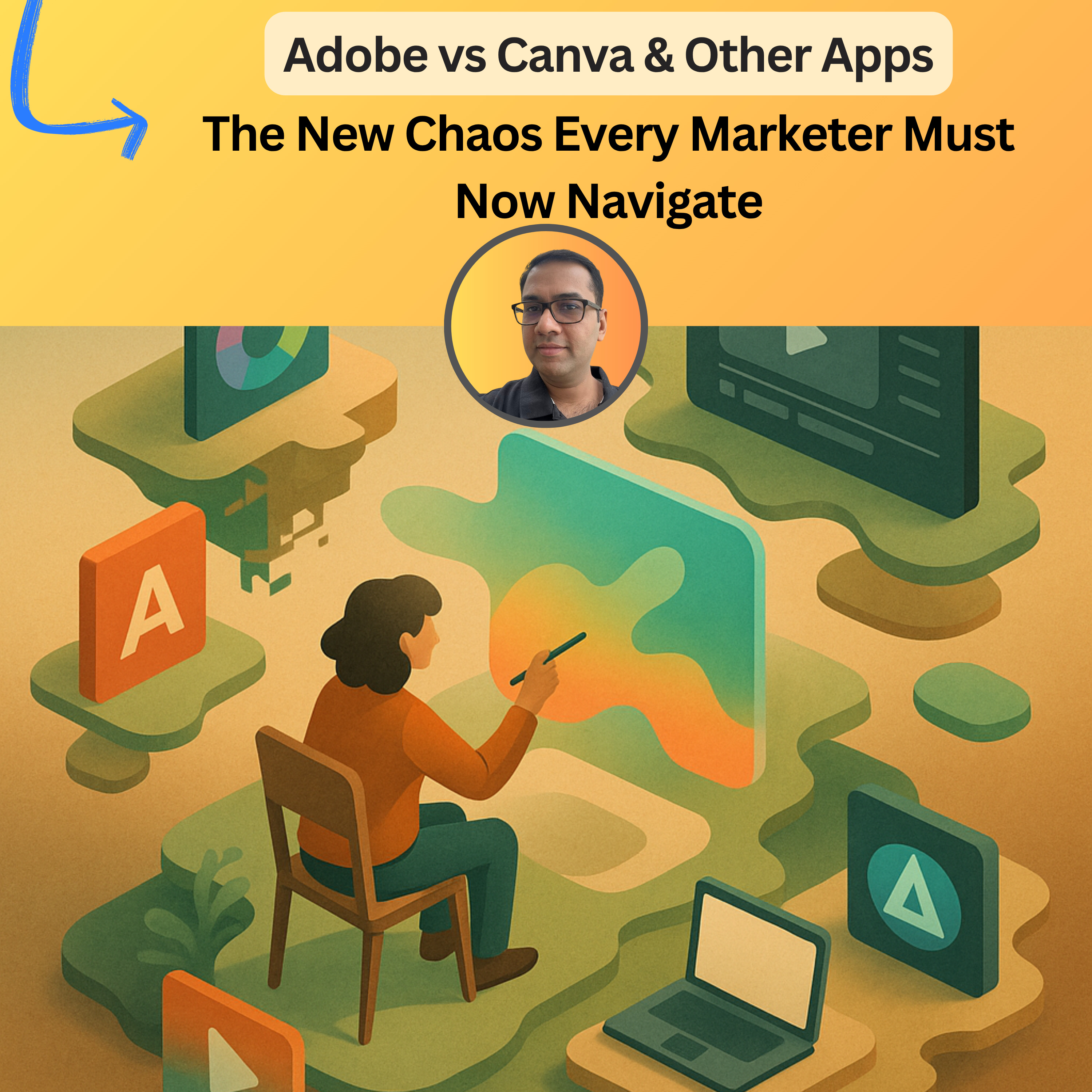 #111: Adobe vs Canva & Other Apps: The New Chaos Every Marketer Must Now Navigate episode artwork