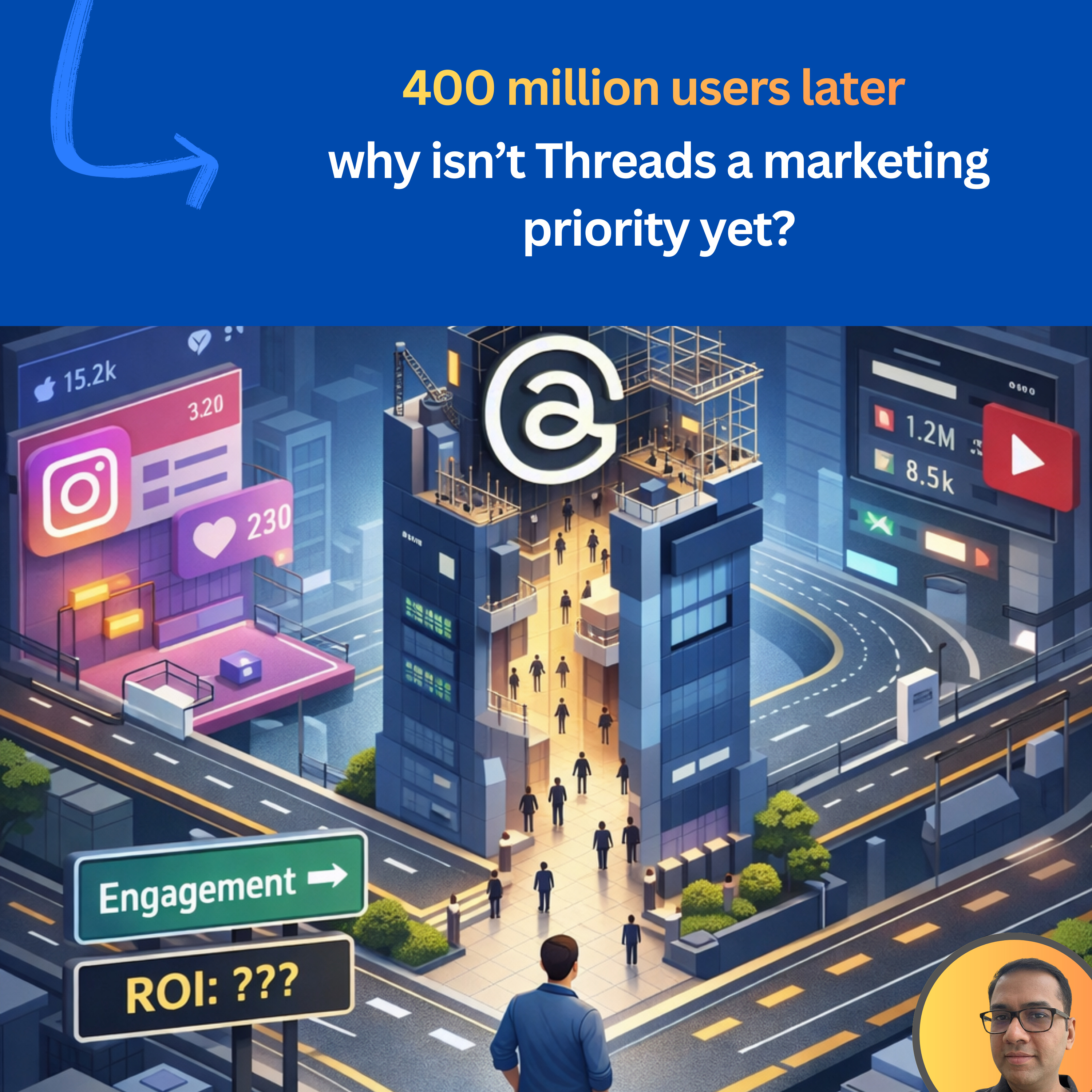 #123: 400 million users later — why isn’t Threads a marketing priority yet? episode artwork