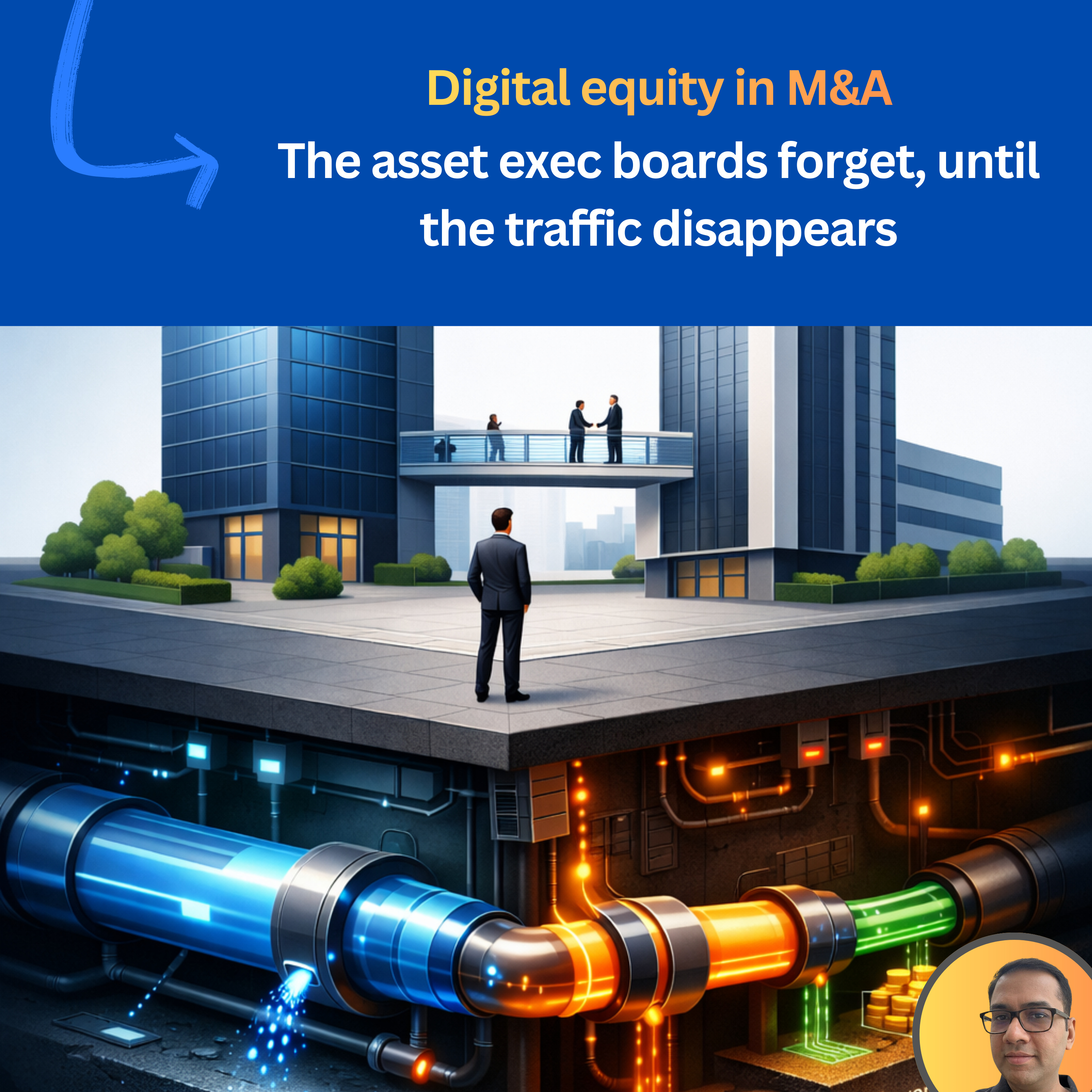 #124: Digital equity in M&A: The asset exec boards forget, until the traffic disappears episode artwork