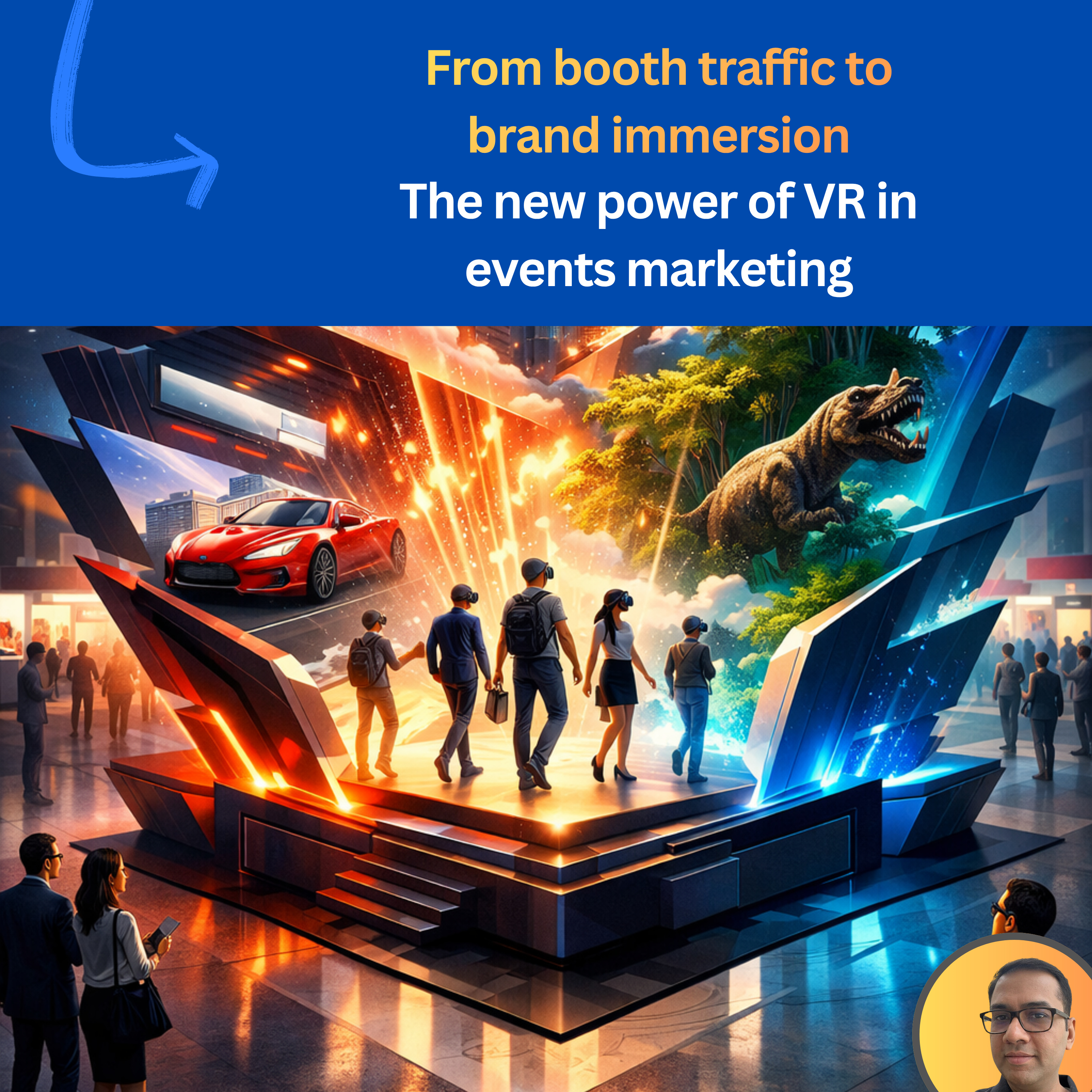 #132: From booth traffic to brand immersion: The new power of VR in events marketing episode artwork