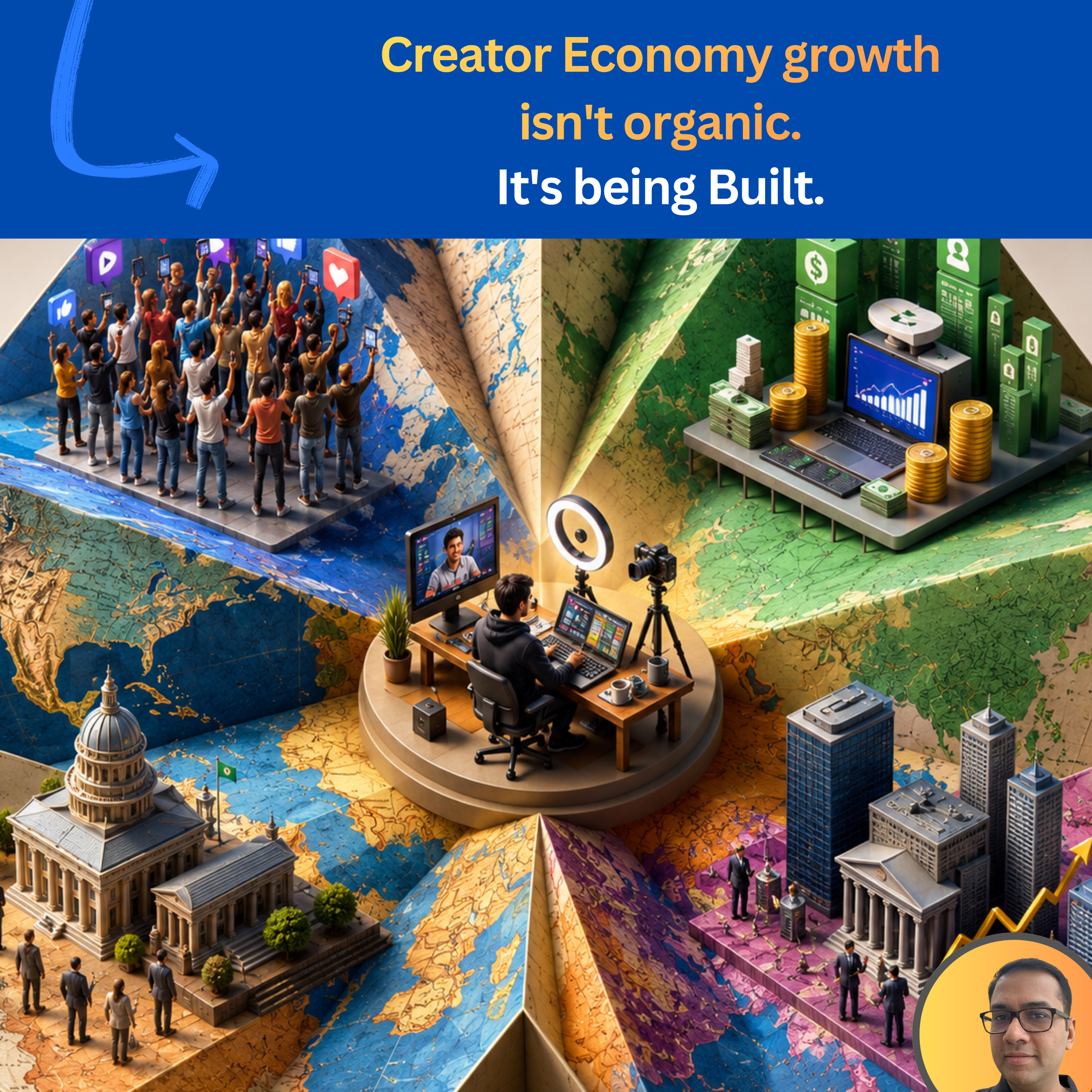 #145: Creator Economy growth isn't organic. It's being Built. episode artwork