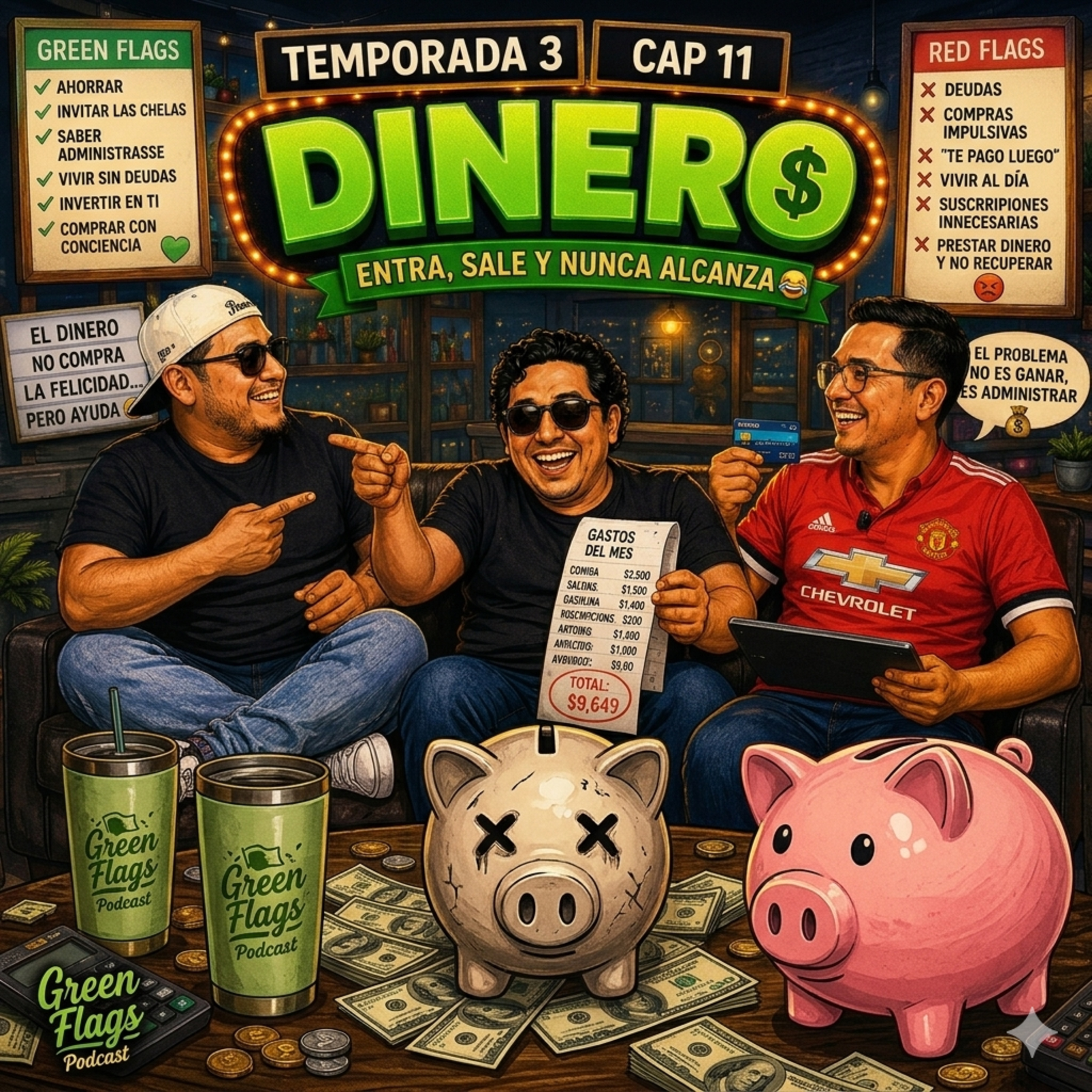 T3 Cap 11 - 💸 Dinero: Green Flags, Red Flags y Gastos Bien Innecesarios episode artwork