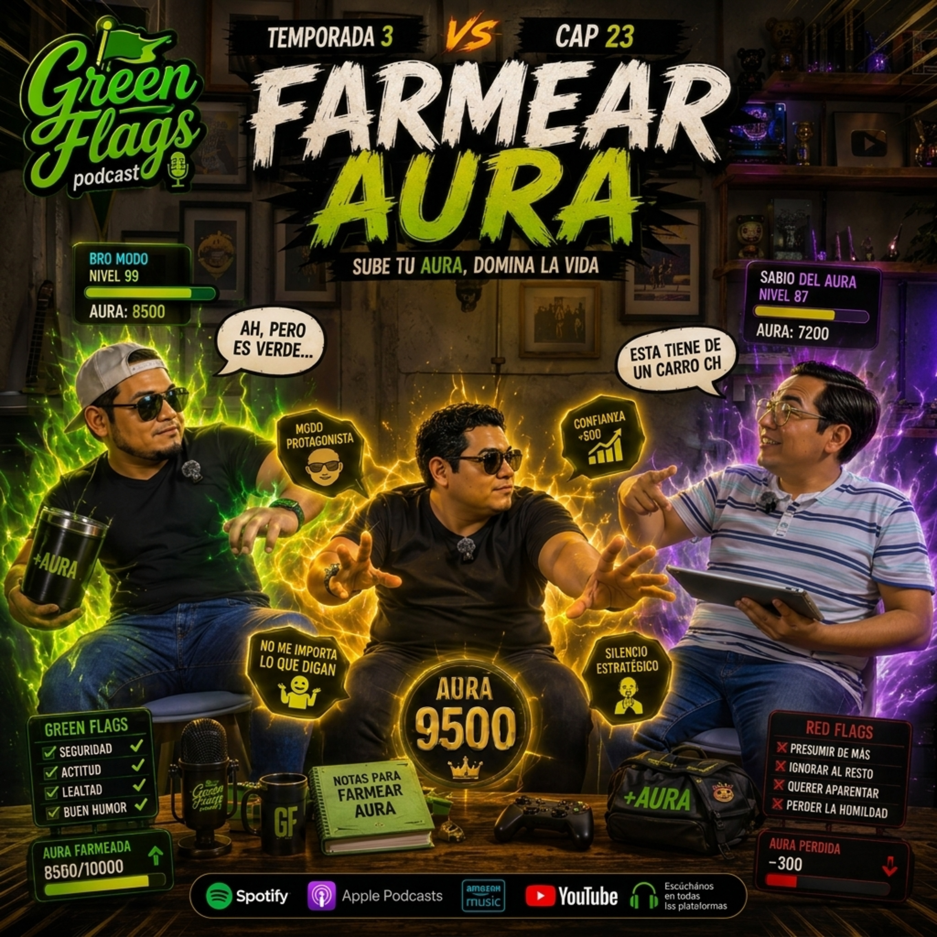 Portada de Green Flags Podcast