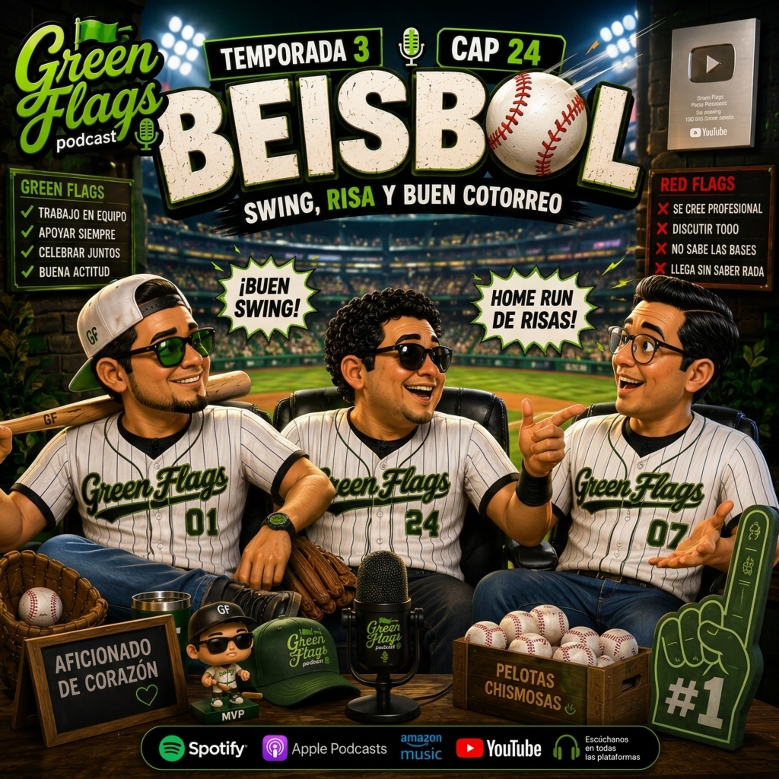 Portada de Green Flags Podcast