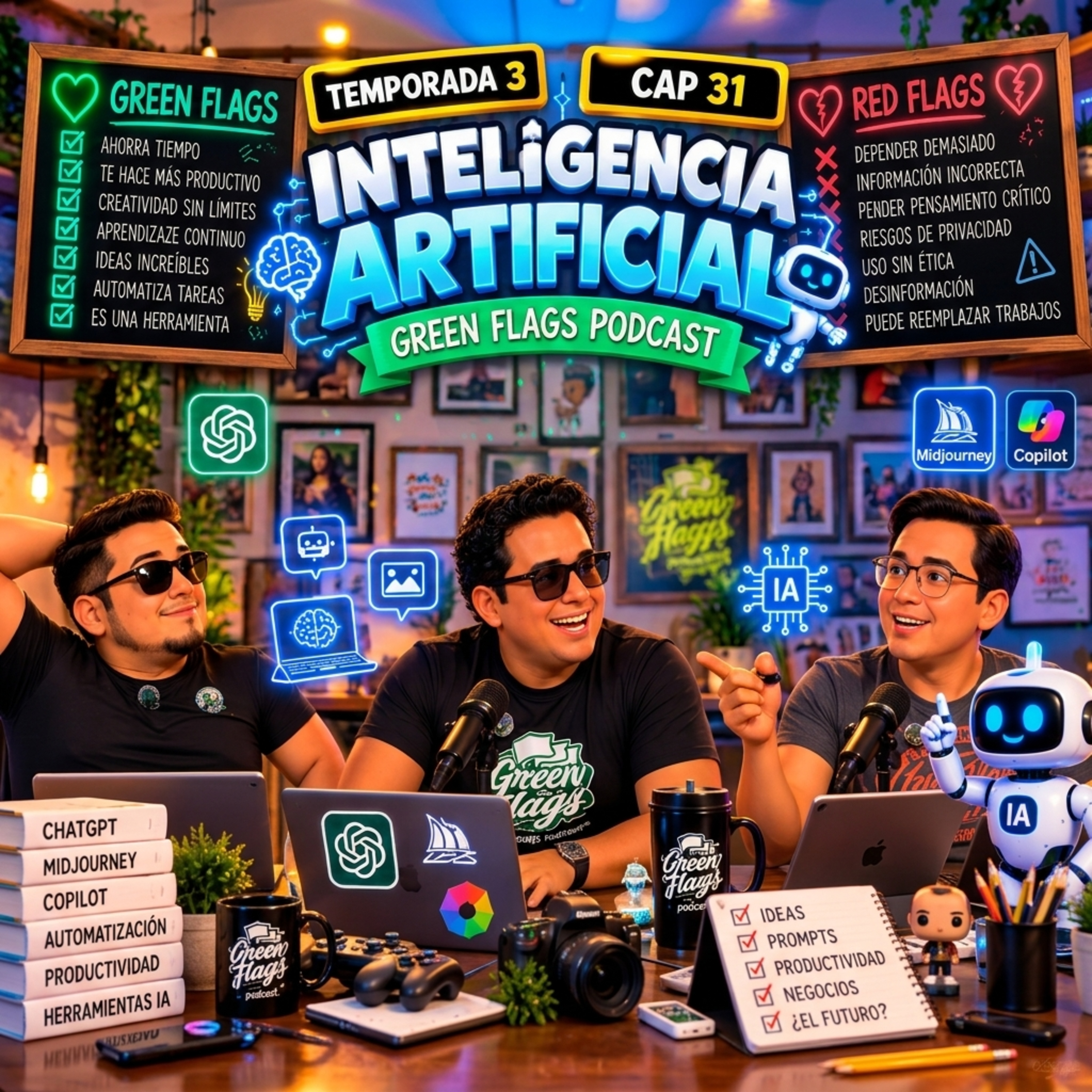 Portada de Green Flags Podcast