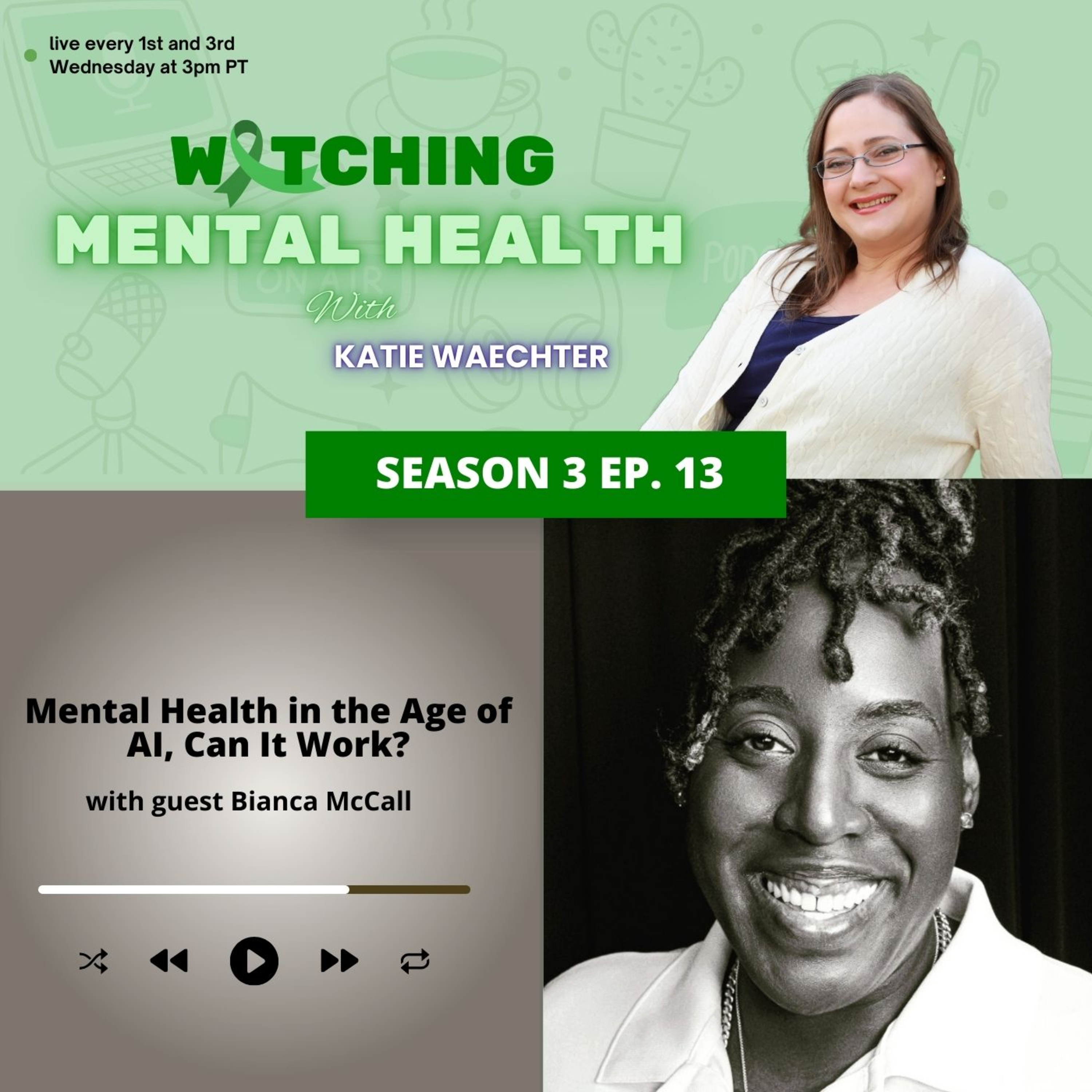 WMH Season 3 Ep 13: Mental Health in the Age of AI, Can It Work?